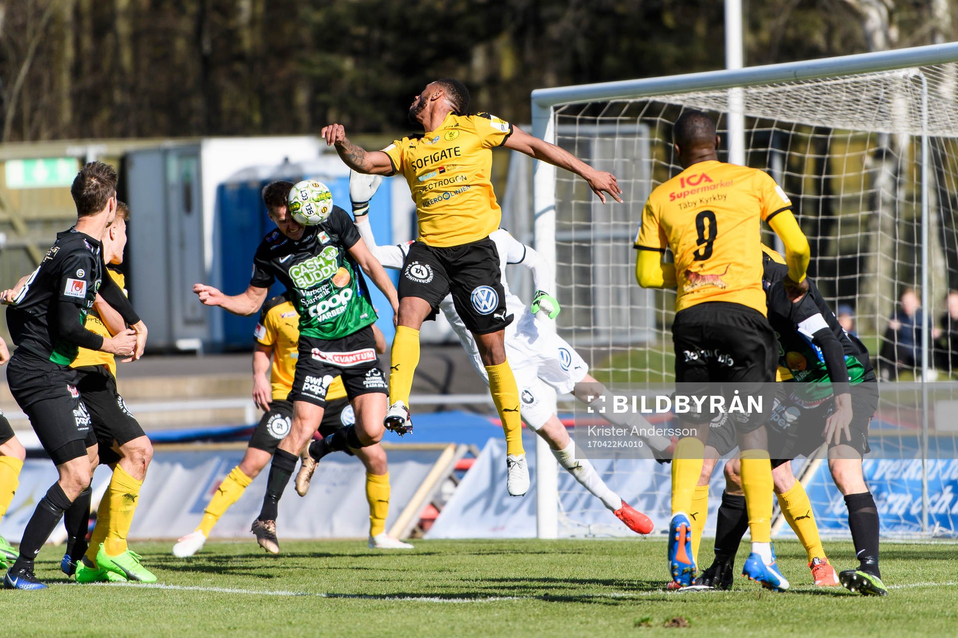 Varbergs Gabriel Altemark-Vanneryr medn en nick