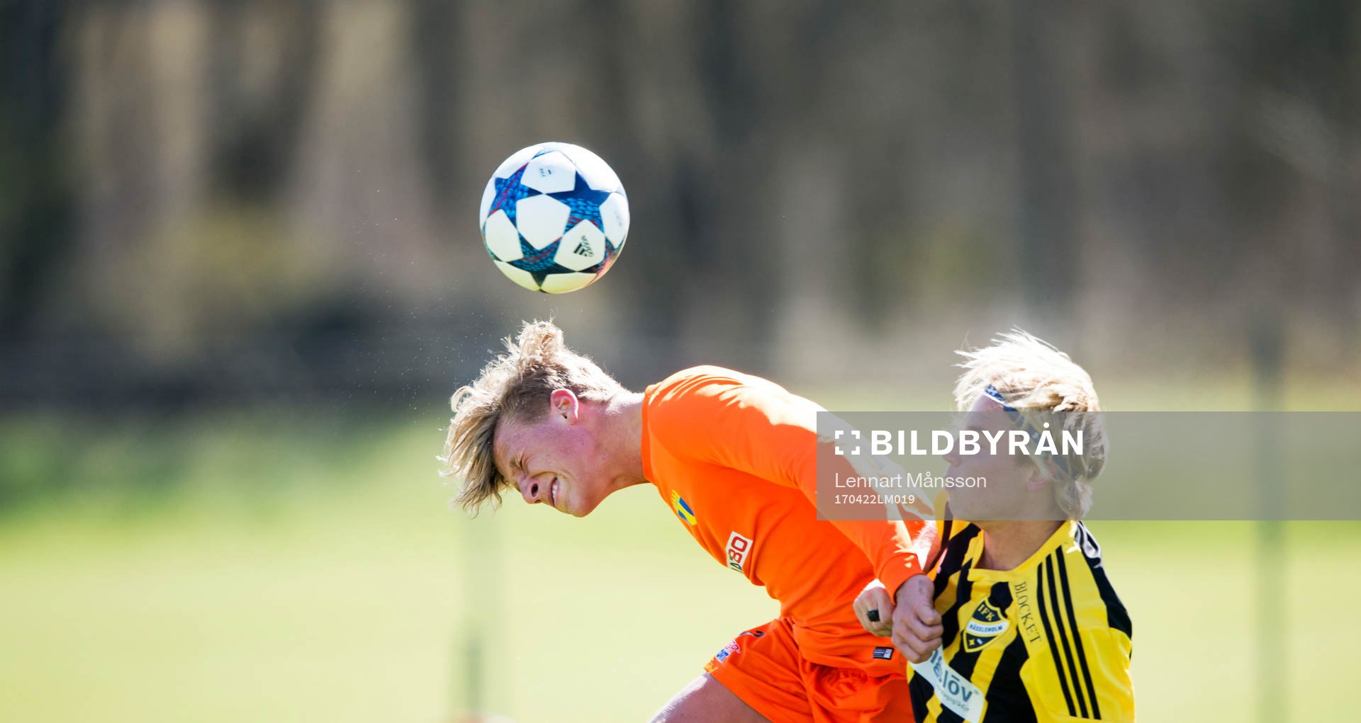 IFK Hässleholms Gustaf Lindroth i matchen i division 2