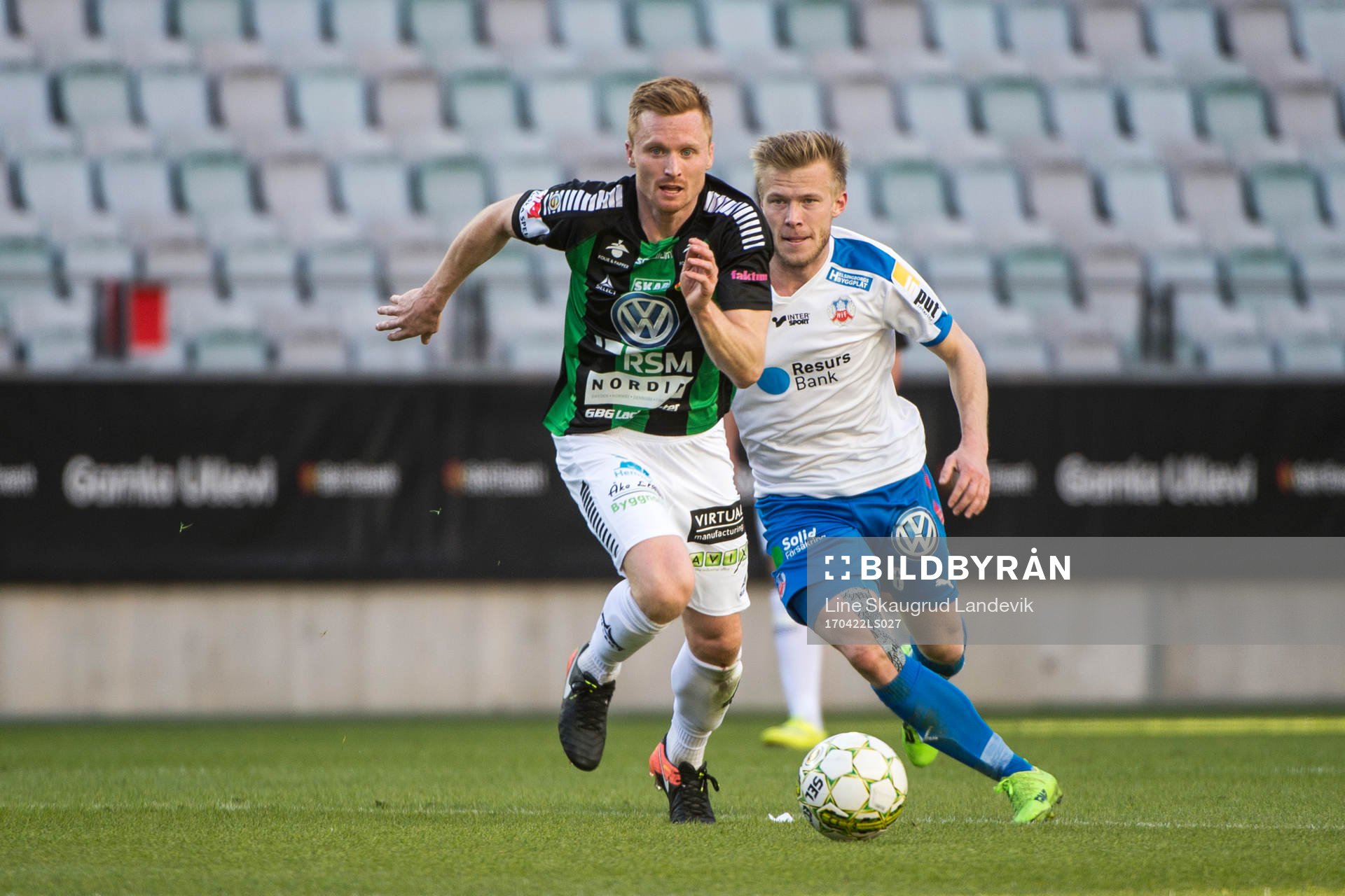 GAIS Dan Keat och Helsingborgs Andreas Landgren