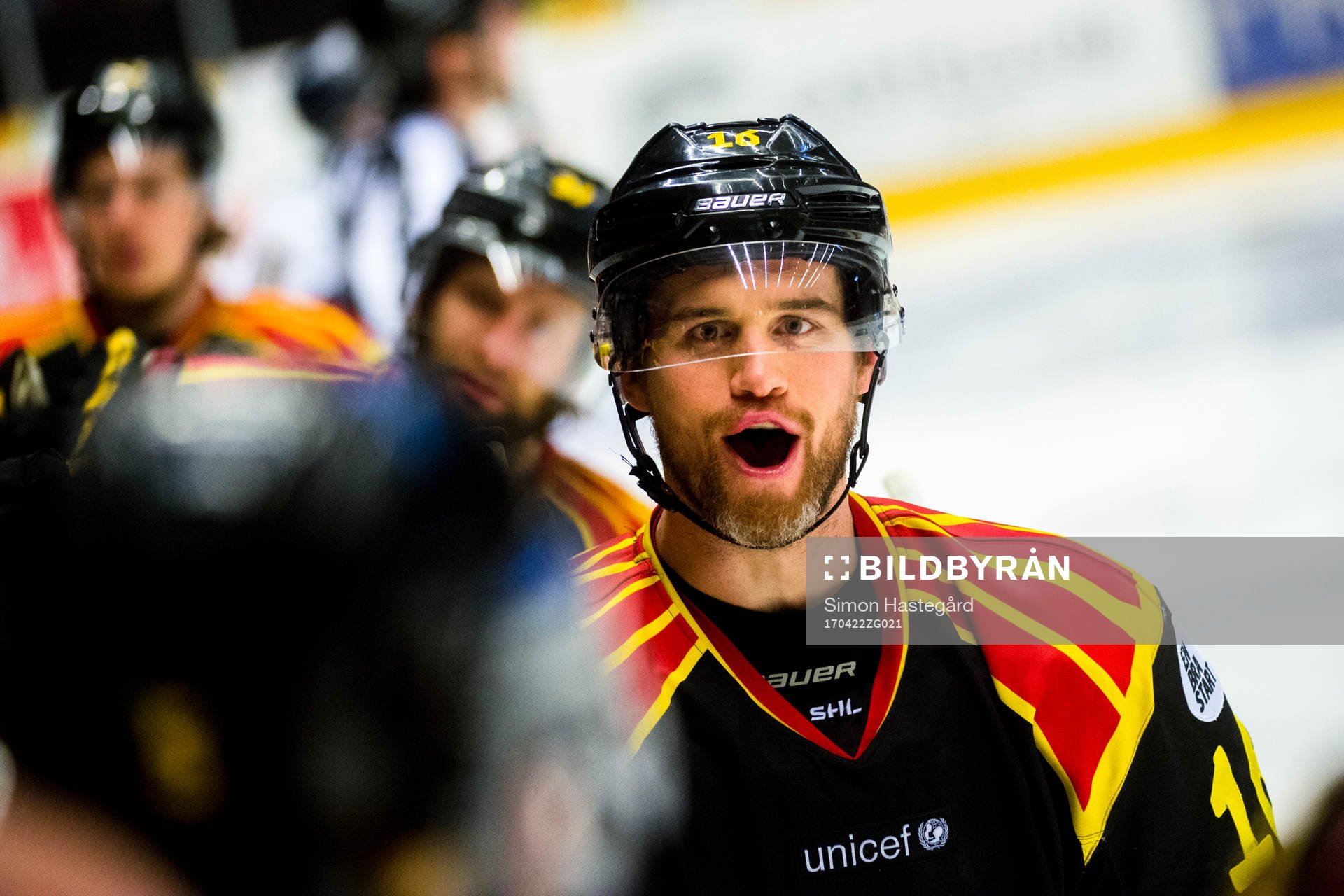 Brynäs Daniel Paille jublar