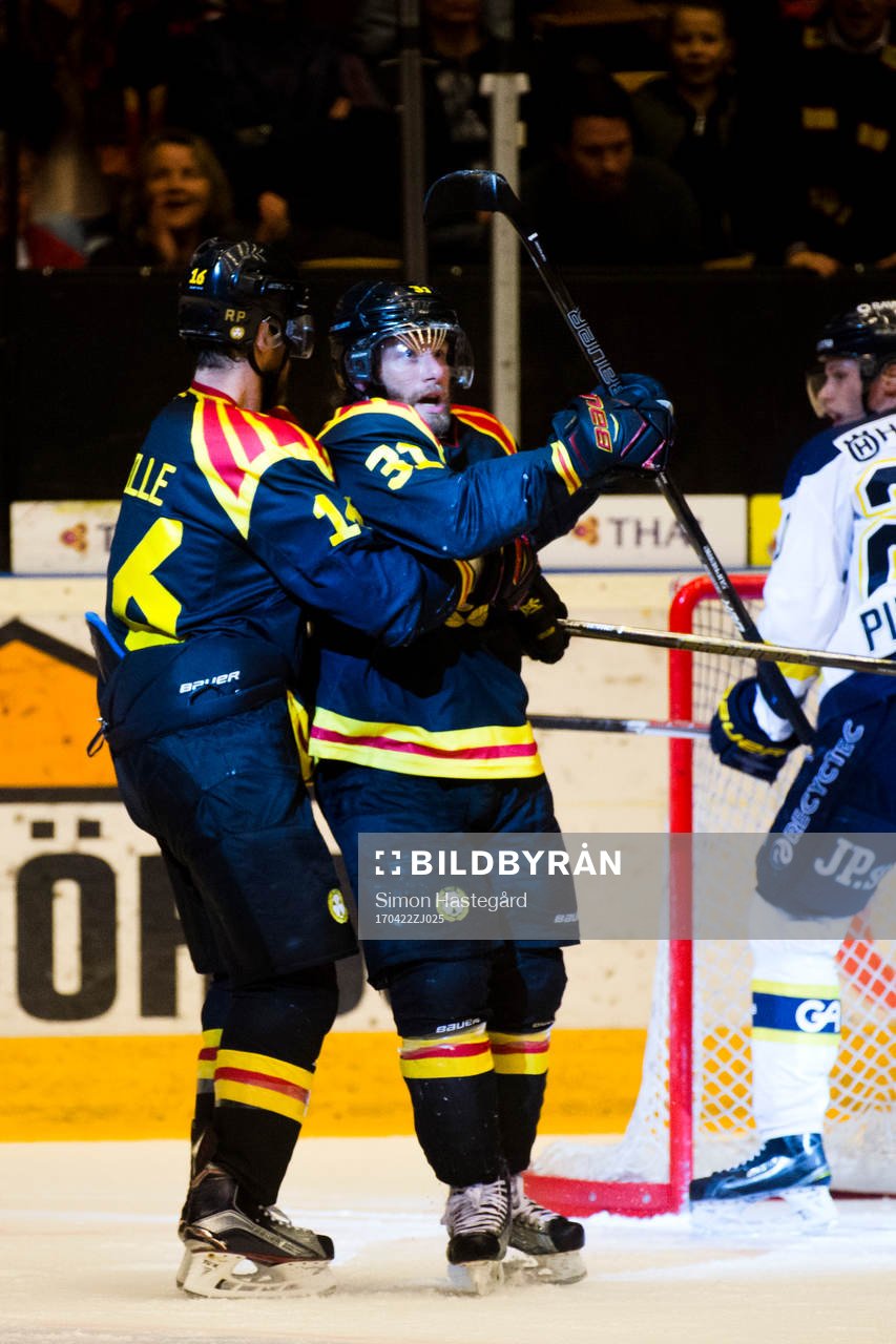 Brynäs Jonathan Granström jublar