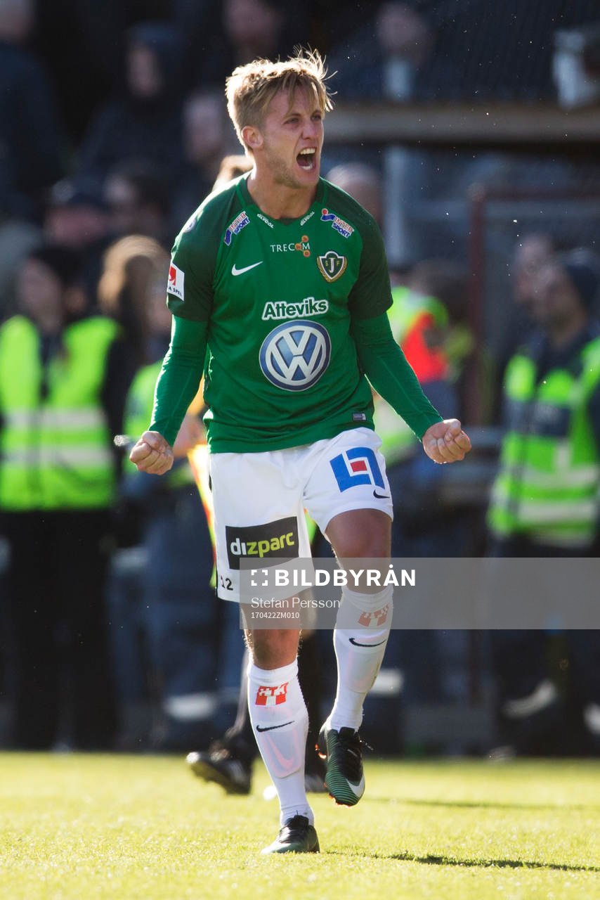Jönköpings Jesper Svensson jublar