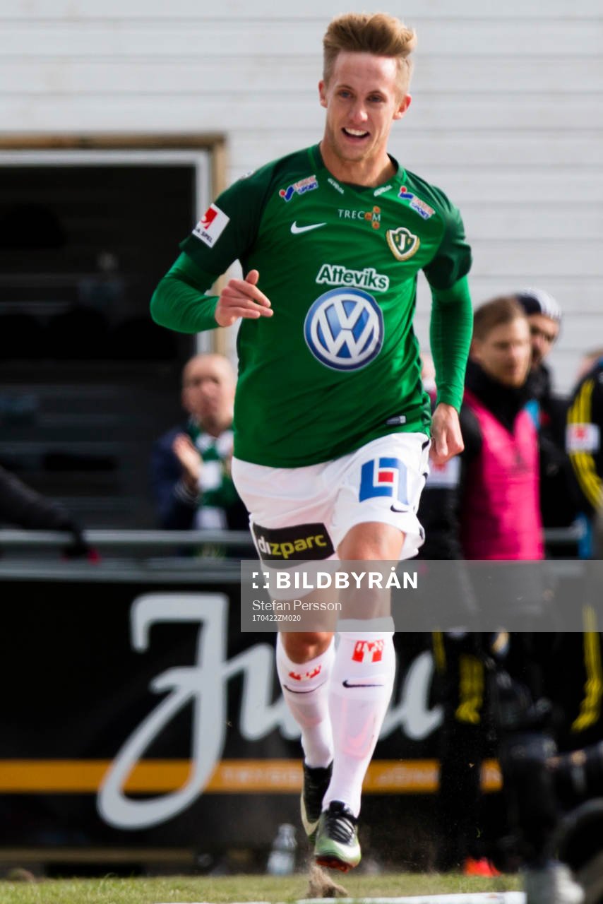 Jönköpings Jesper Svensson jublar
