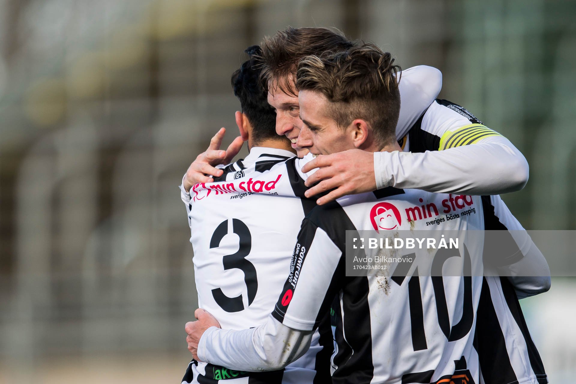 Landskronas Philip Andersson, Rasmus Alm och Saber Azizi