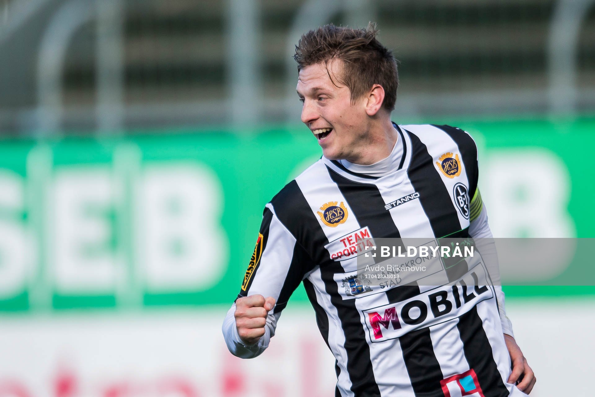 Landskronas Philip Andersson jublar