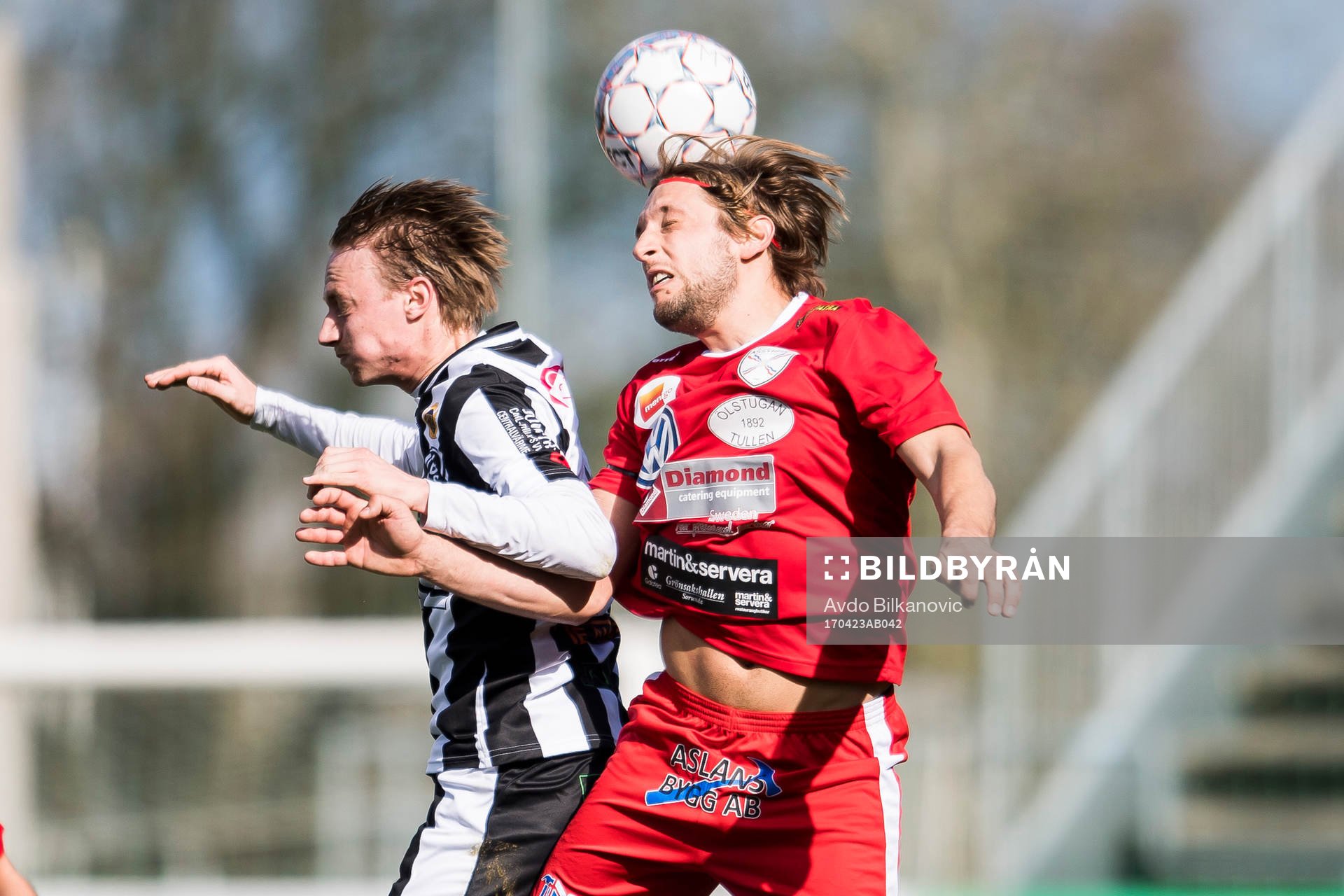 Landskronas Måns Ekvall och Assyriska Victor Söderström