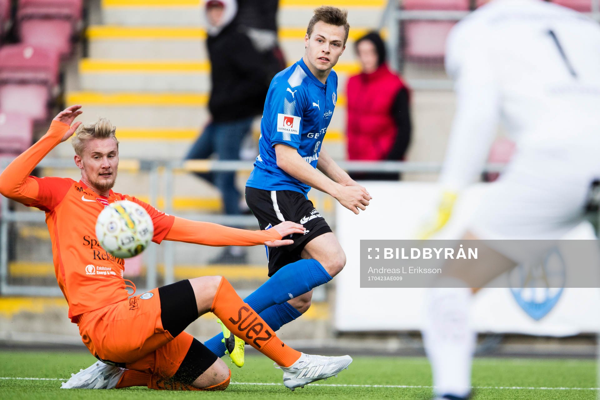 AFC Eskilstunas Ludvig Öhman Silwerfeldt och Halmstads