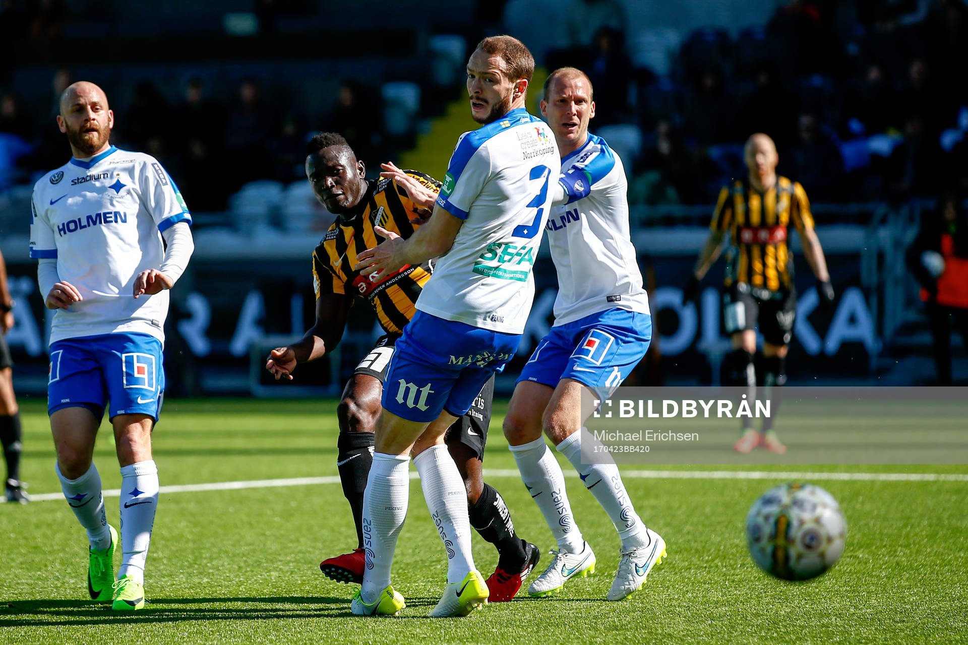 Häckens Alhassan Kamara gör 1-0