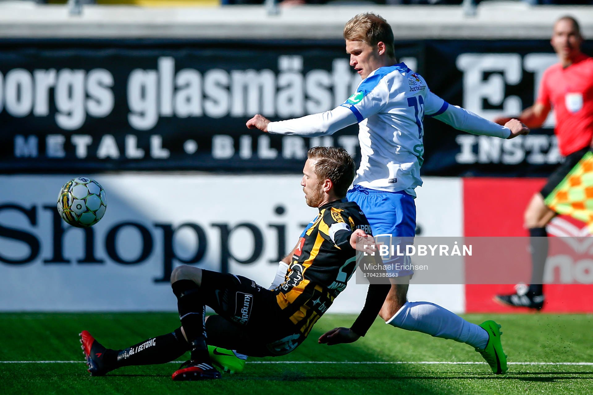 Norrköpings Sebastian Andersson och Häckens Rasmus