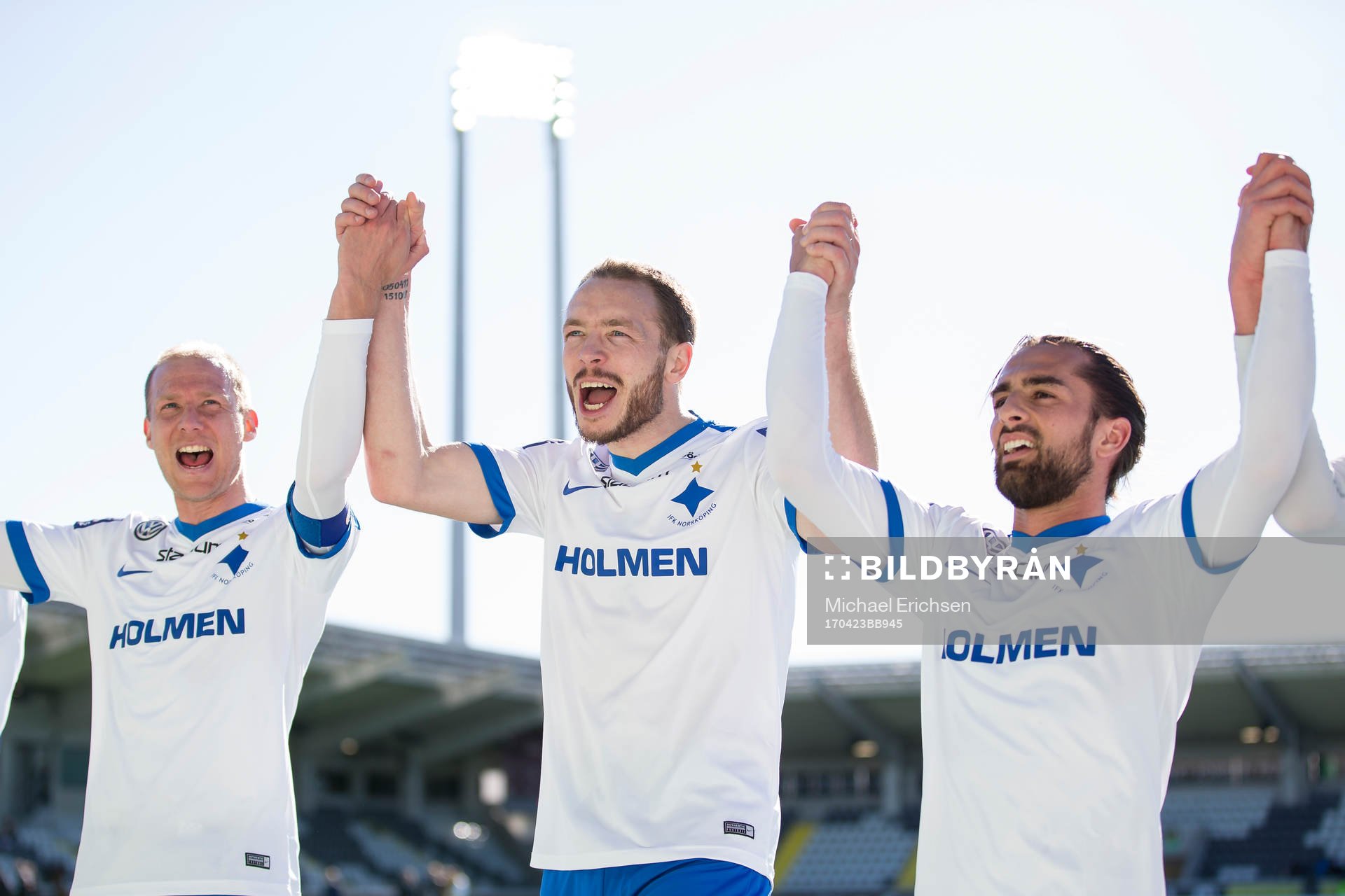 Norrköpings Andreas Johansson, Jon Gudni Fjoluson och