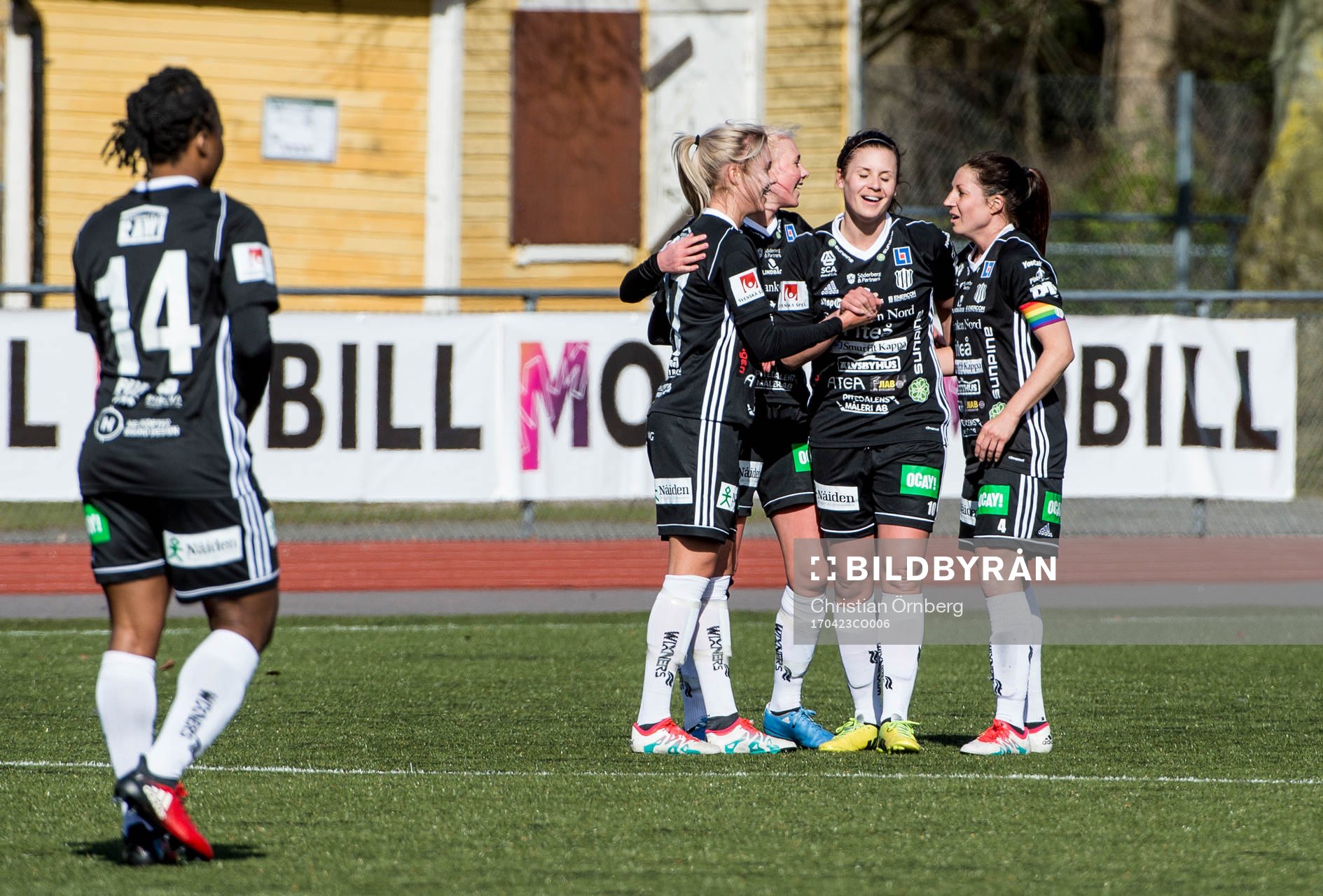 Piteås Lotta Ökvist, Elin Bragnum, Hanna Pettersson och
