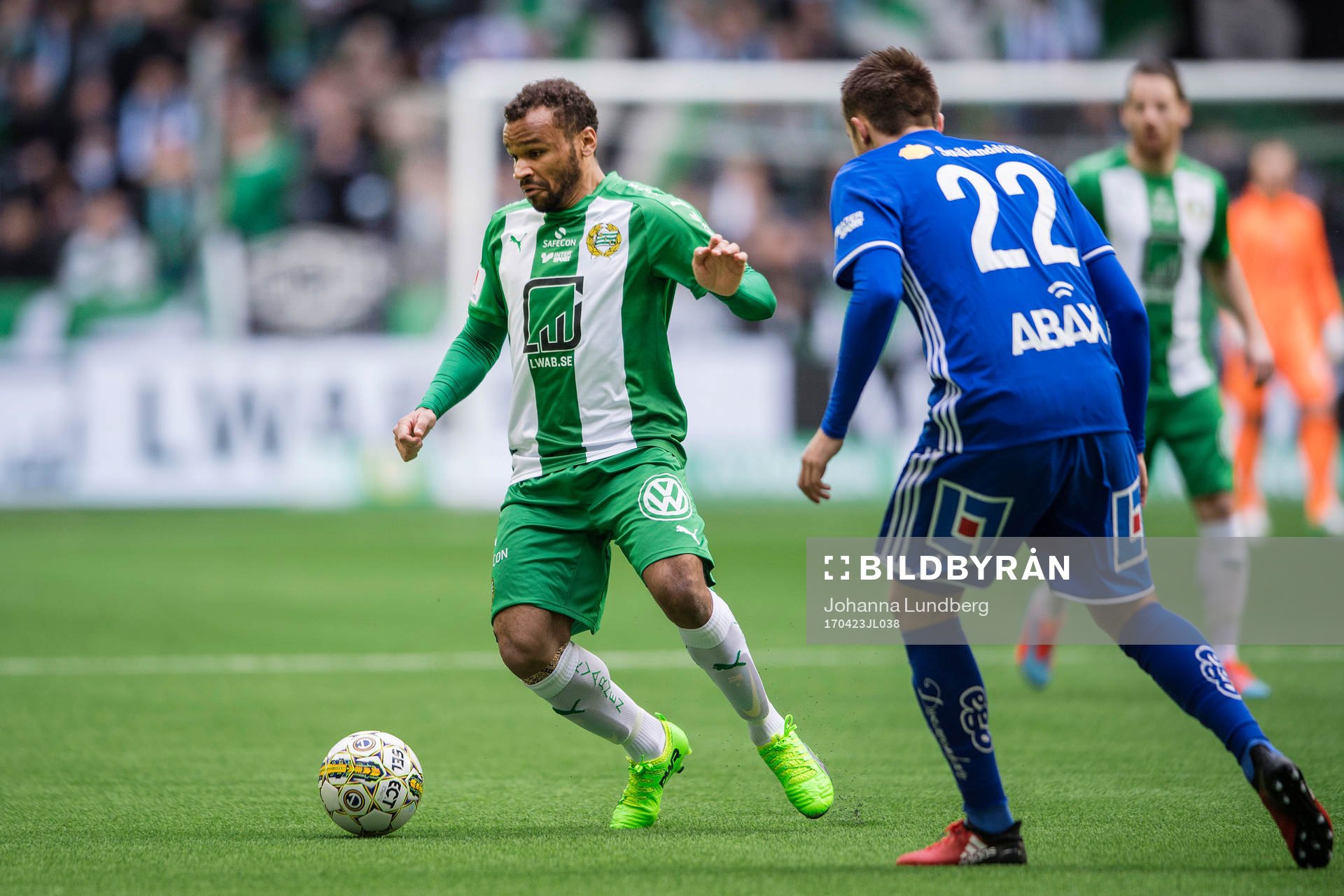 Hammarbys Serge-Junior Martinsson Ngoualimot +Sundsvalls