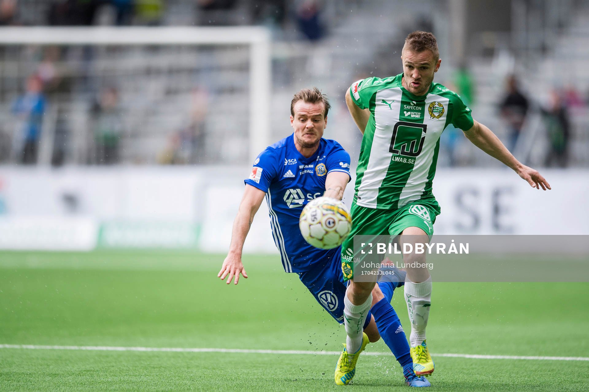 Sundsvalls Eric Larsson och Hammarbys Mats Solheim