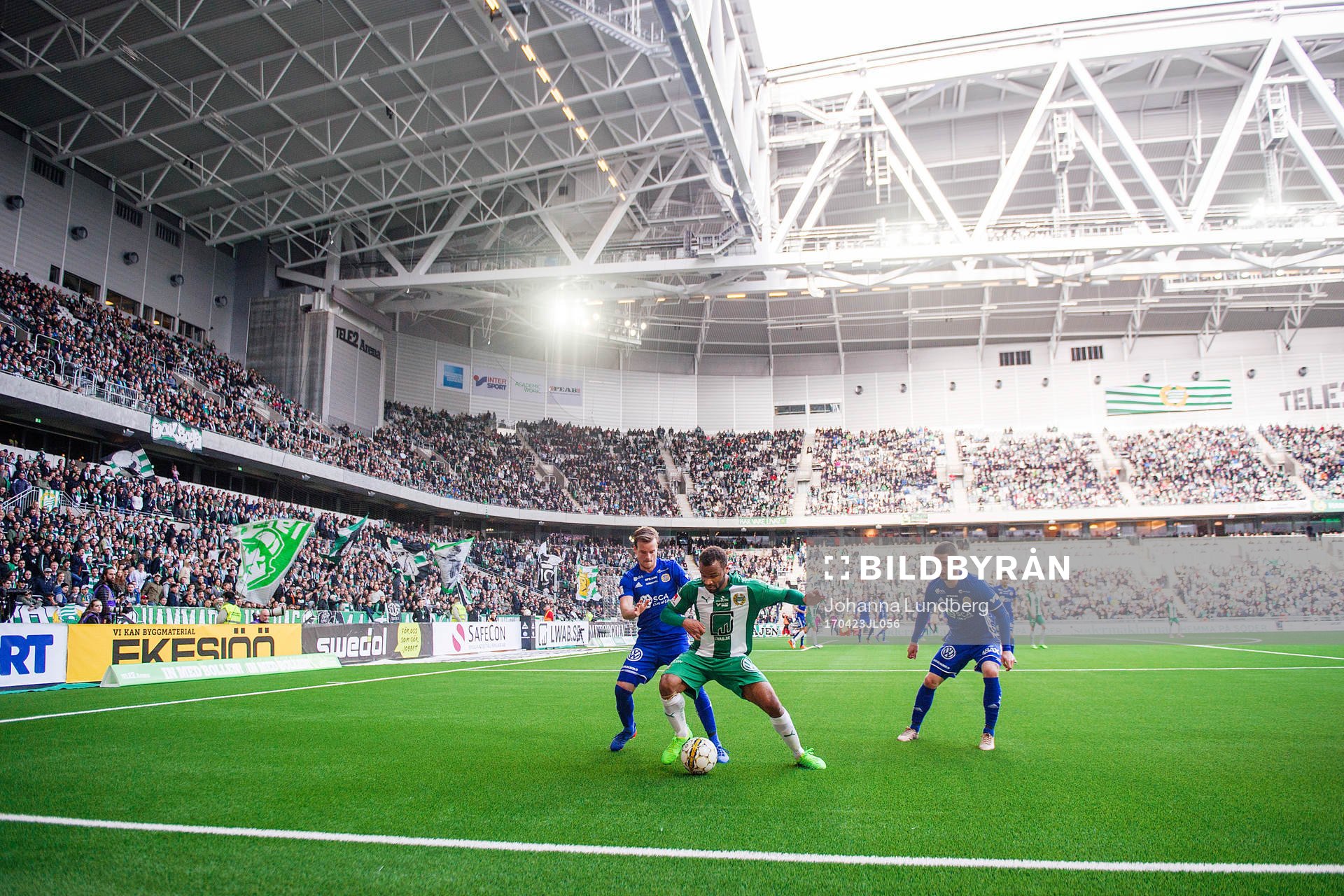 Hammarbys Serge-Junior Martinsson Ngouali mot Sundsvalls