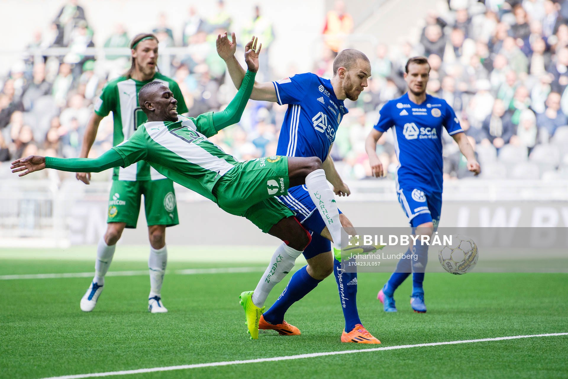 Hammarbys Pa Amat Dibba mot Sundsvalls Marcus Danielson