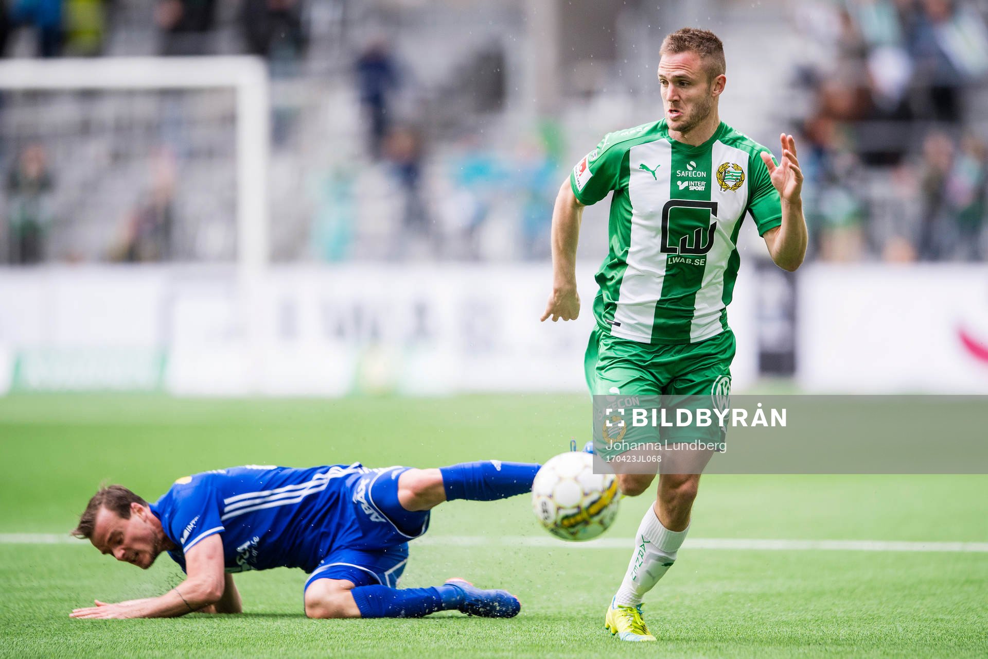 Sundsvalls Eric Larsson och Hammarbys Mats Solheim