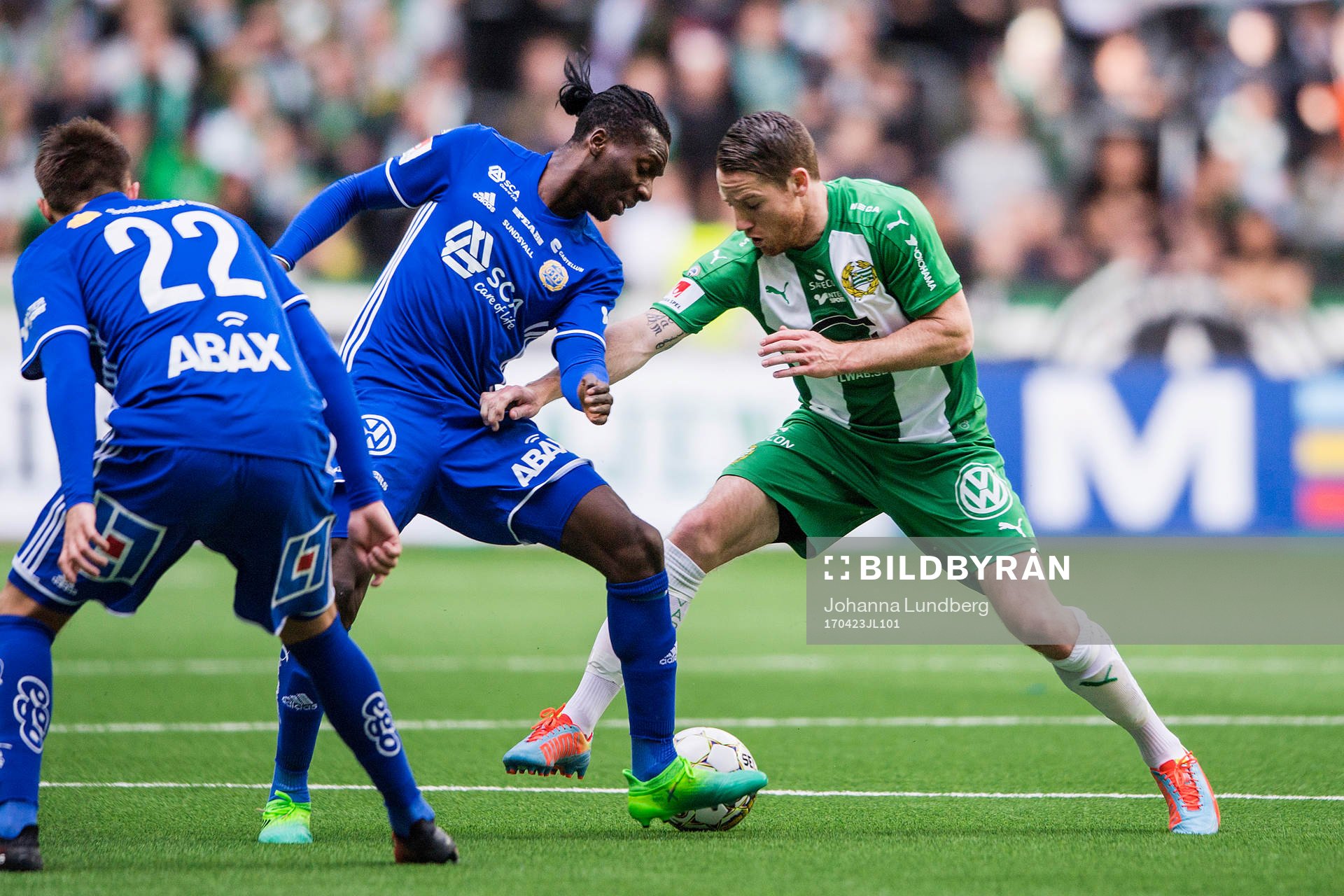 Sundsvalls Peter Wilson och Hammarbys Johan Persson