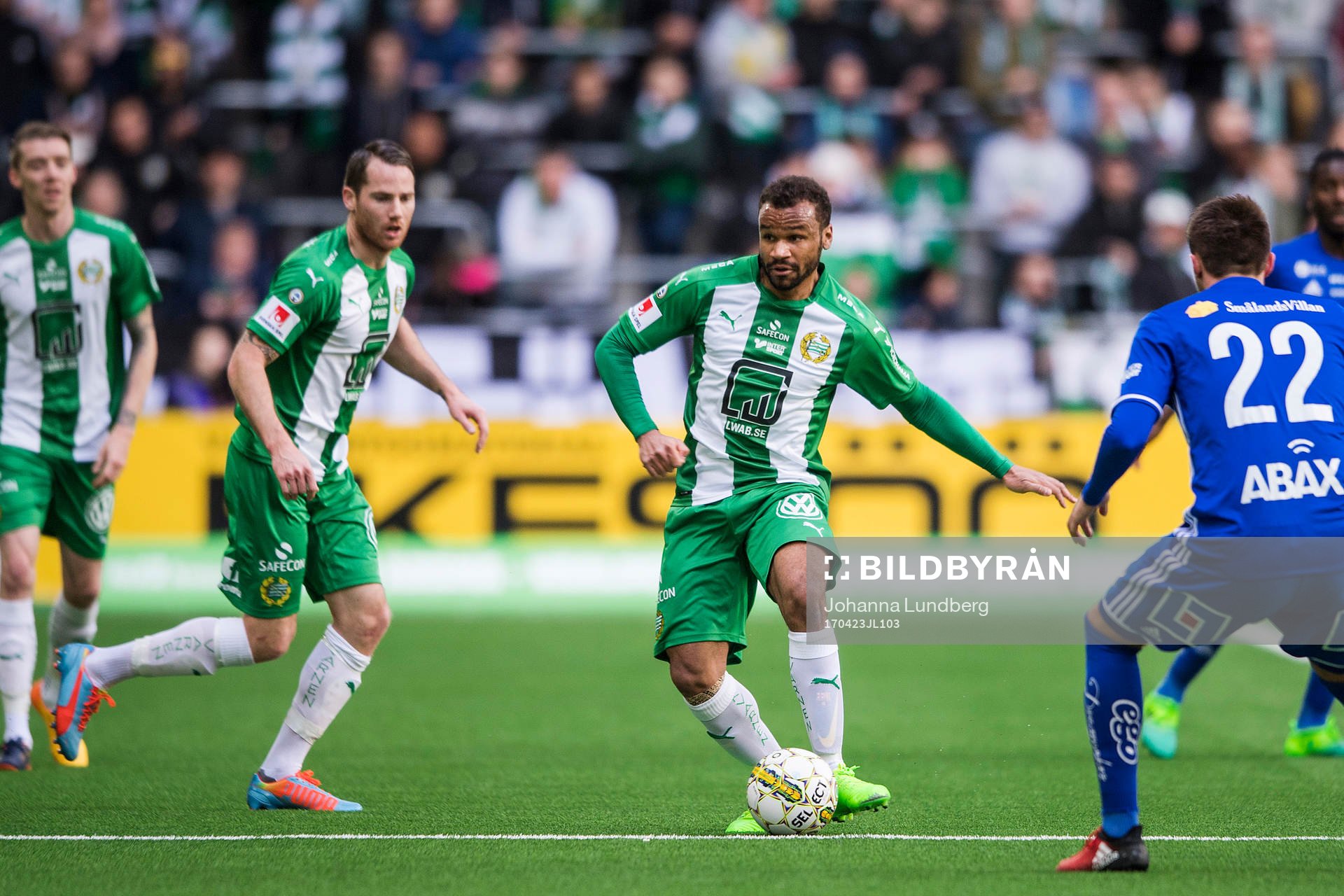 Hammarbys Johan Persson och Serge-Junior Martinsson