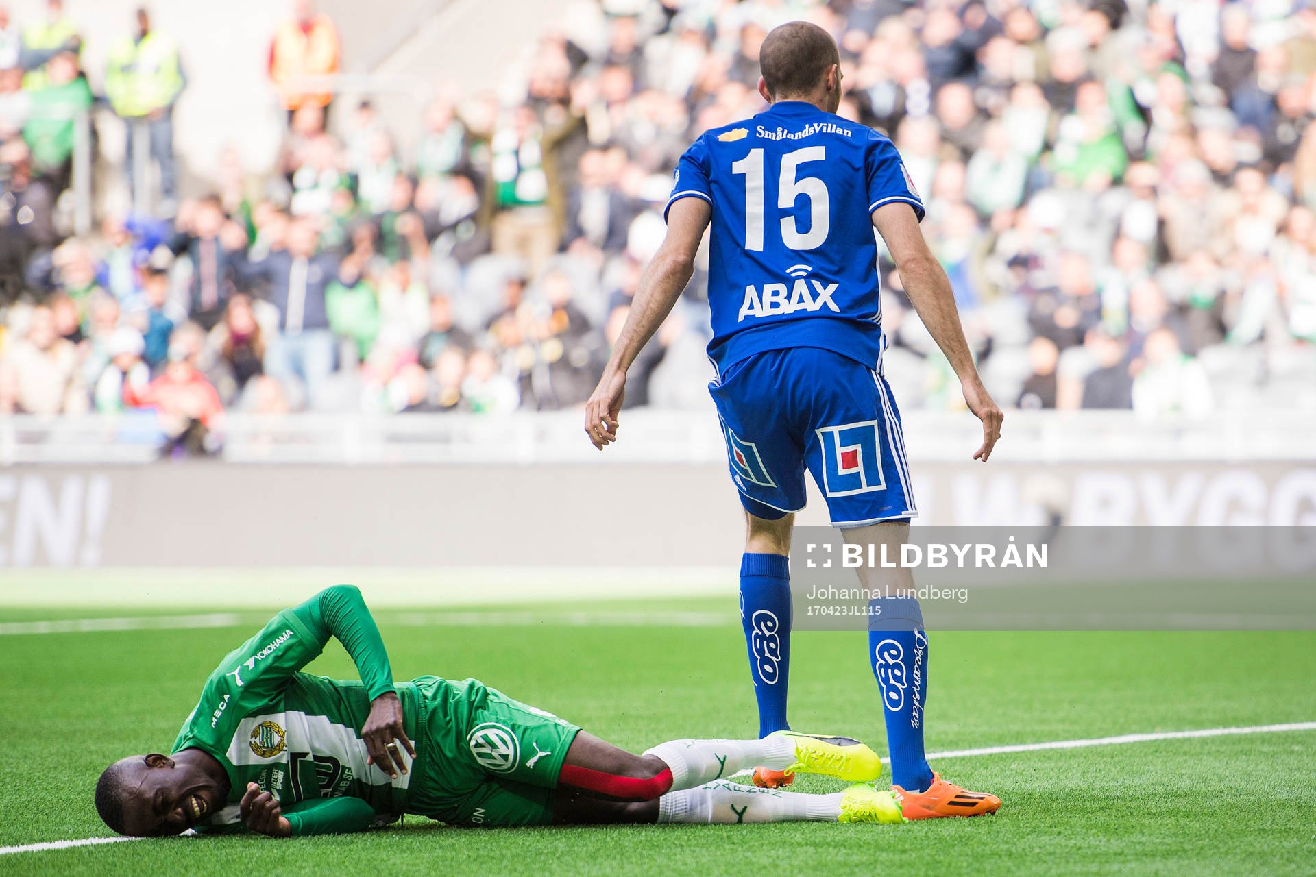 Hammarbys Pa Amat Dibba och Sundsvalls Marcus Danielson