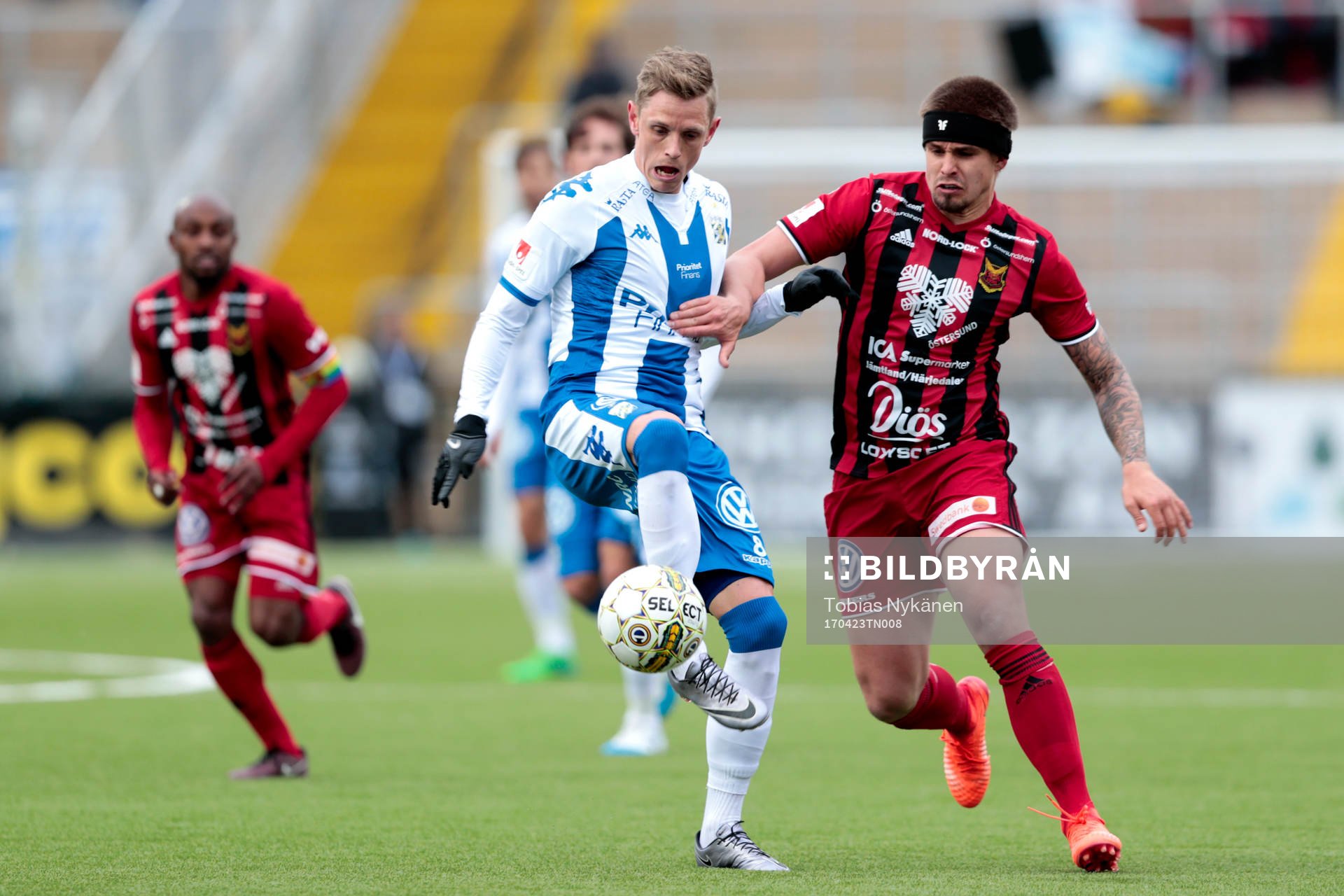 IFK Göteborgs Sören Rieks och Östersunds Douglas