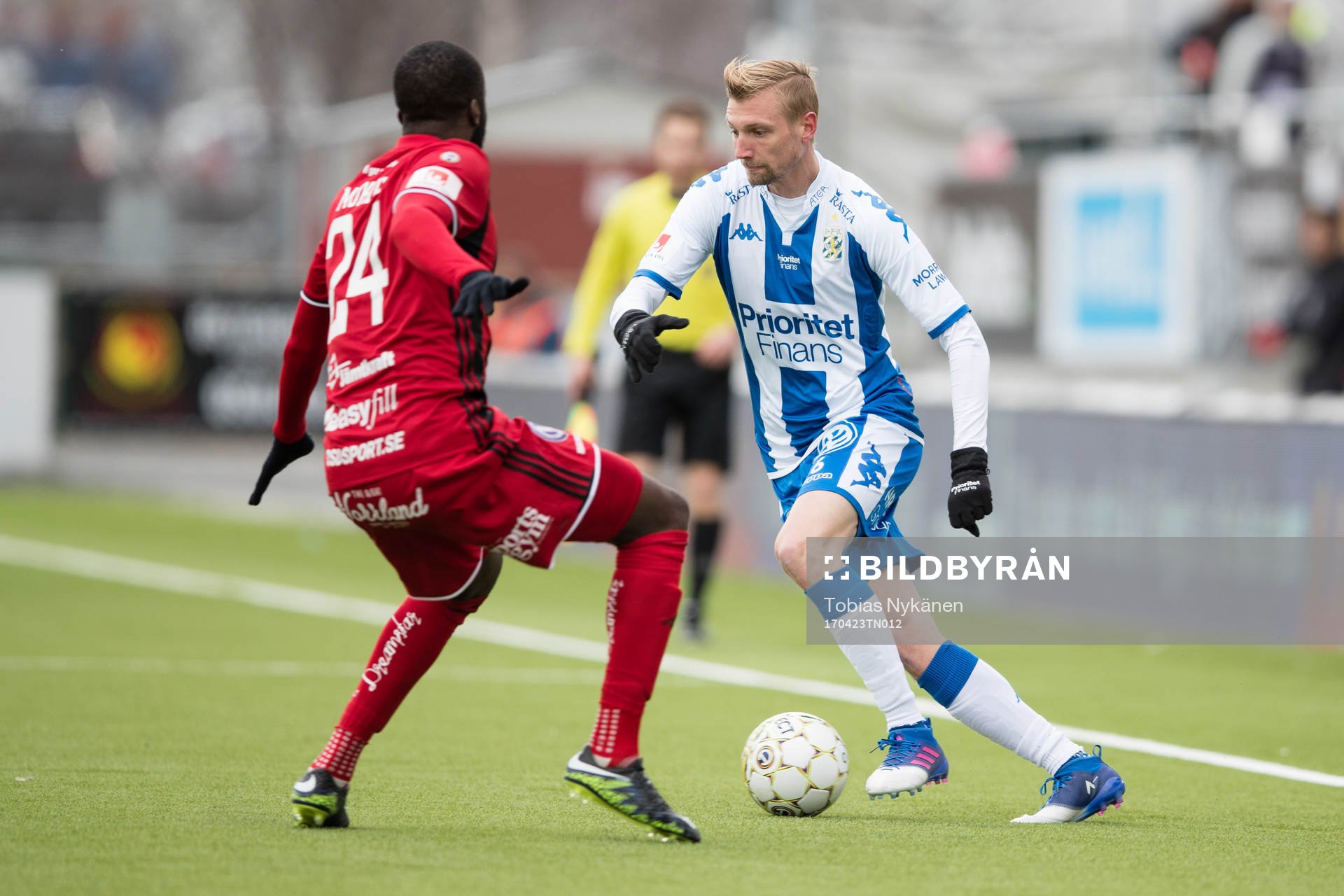 IFK Göteborgs Sebastian Eriksson mot Östersunds Ronald
