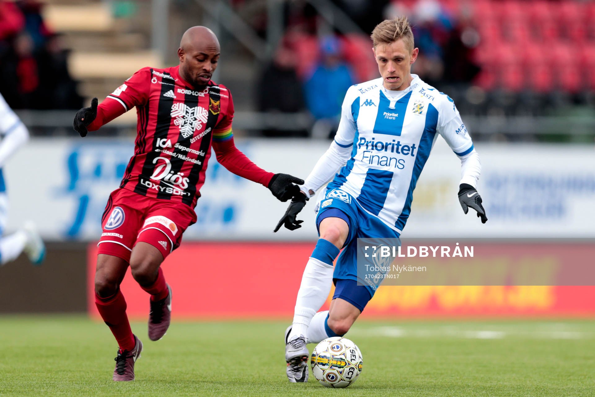 IFK Göteborgs Sören Rieks och Östersunds Fouad Bachirou