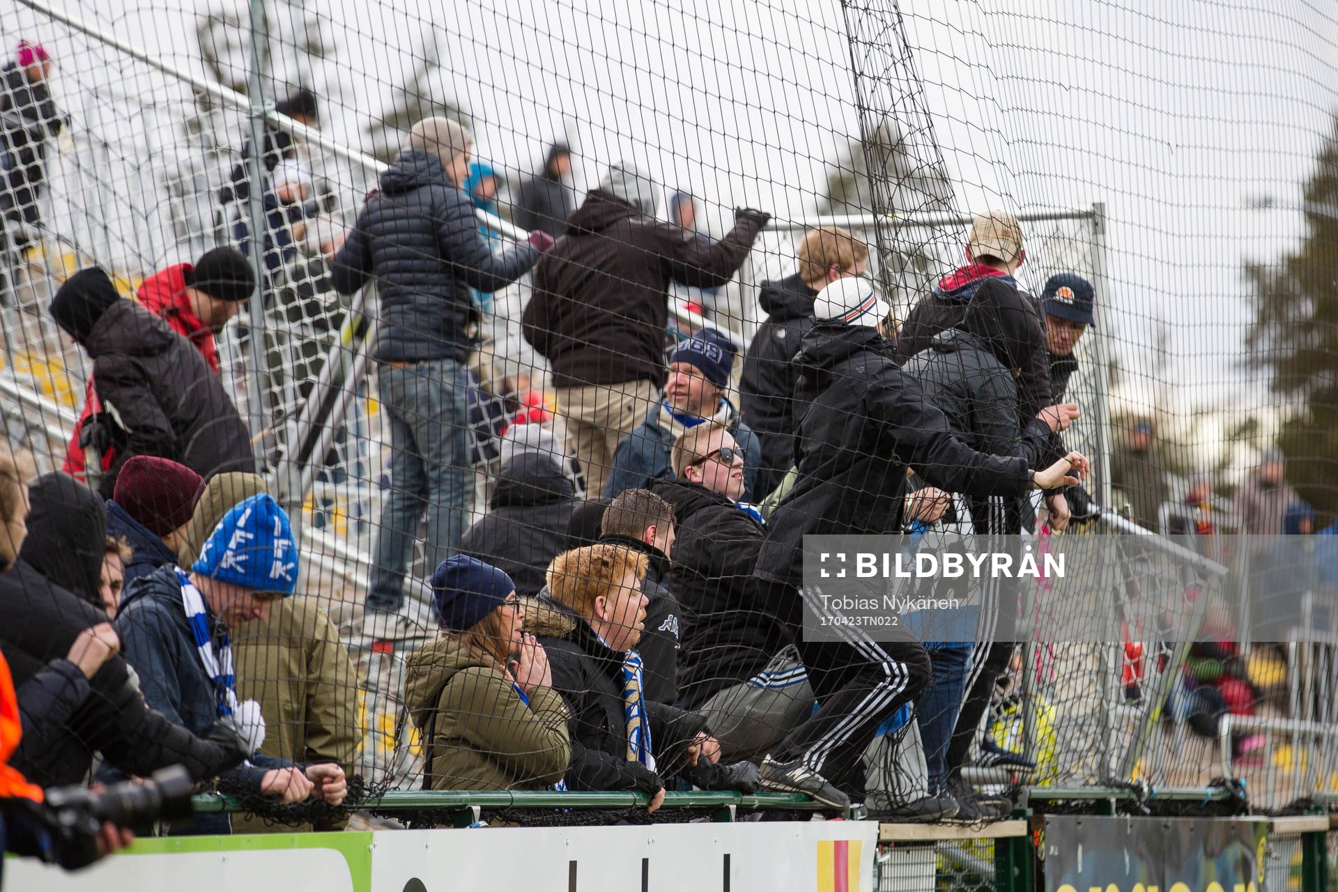IFK Göteborgs supportrar jublar