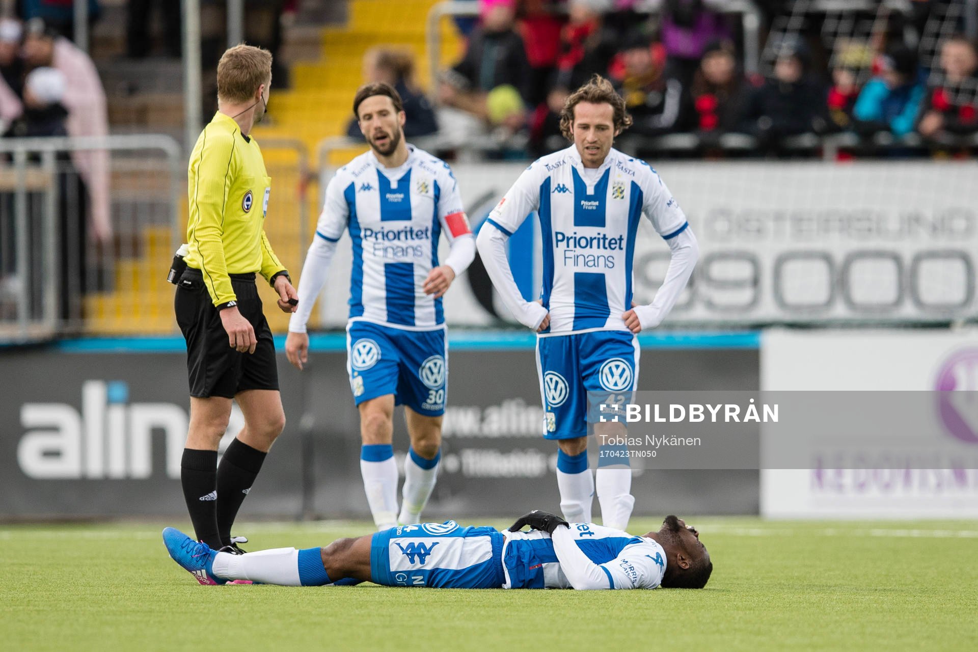 IFK Göteborgs Abdul Razak har ont