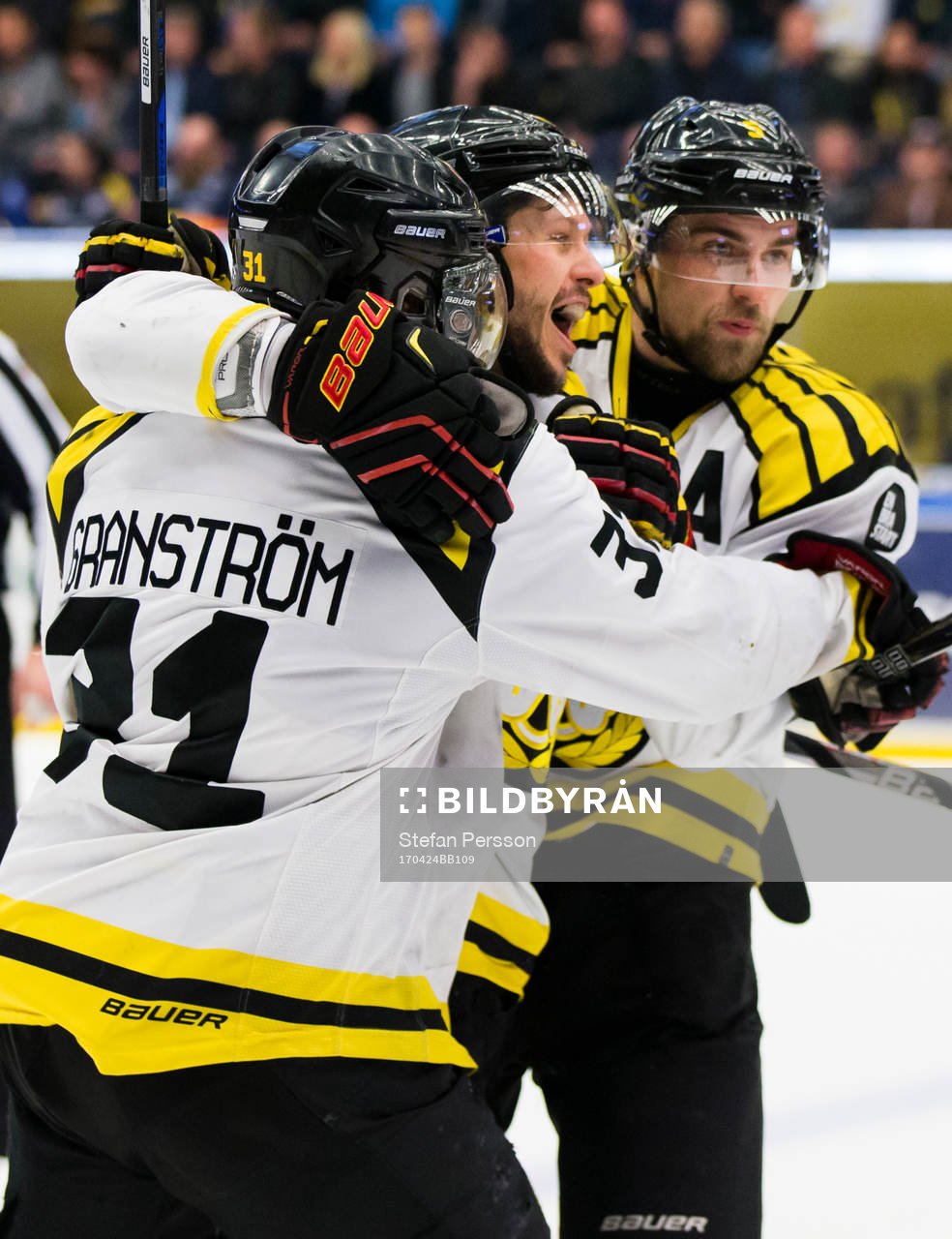 Brynäs Jonathan Granström, Elias Fälth och Lukas