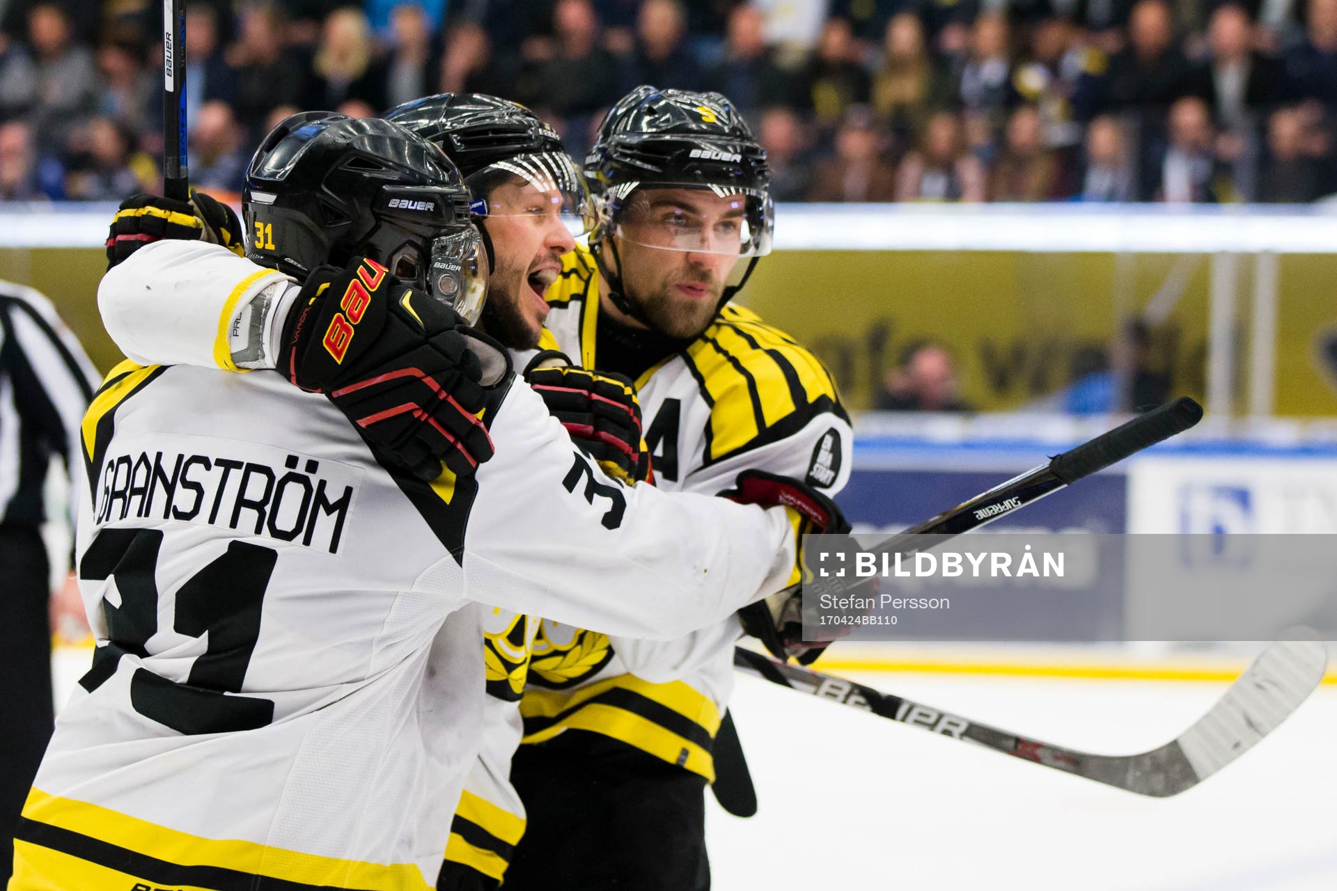 Brynäs Jonathan Granström, Elias Fälth och Lukas