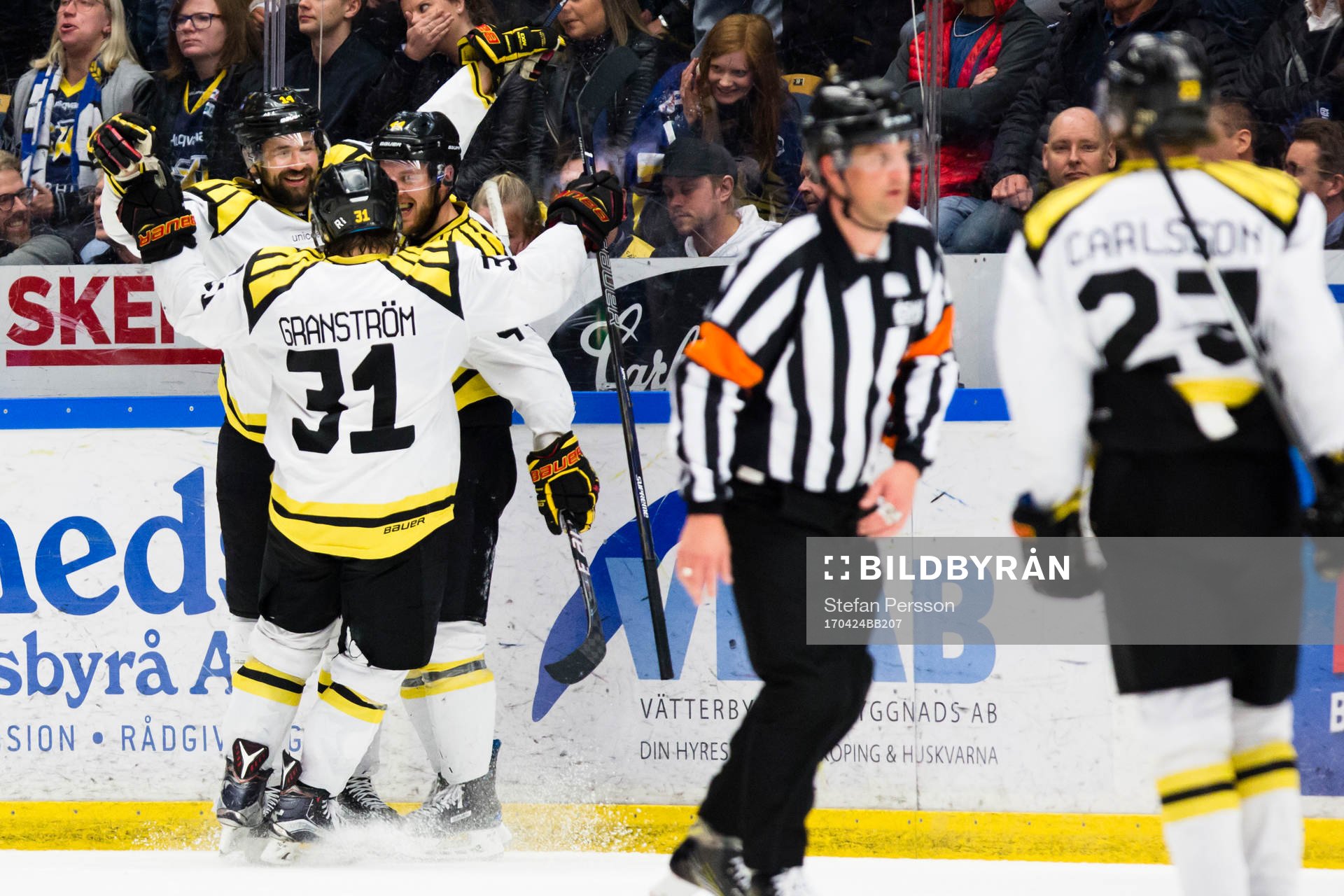 Brynäs Johan Alcén, Jonathan Granström och Jacob