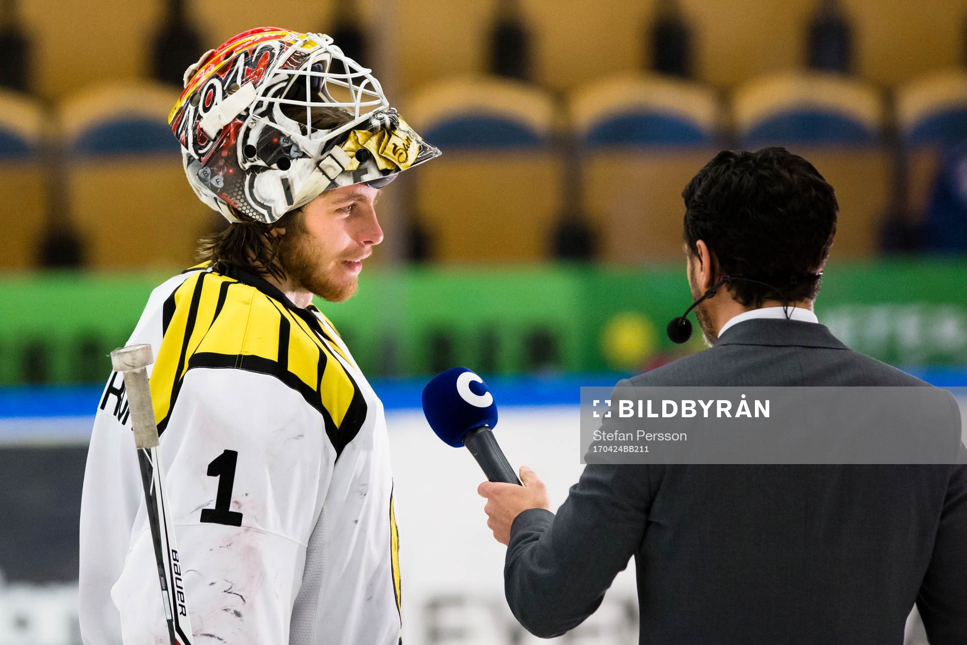 Brynäs målvakt Felix Sandström