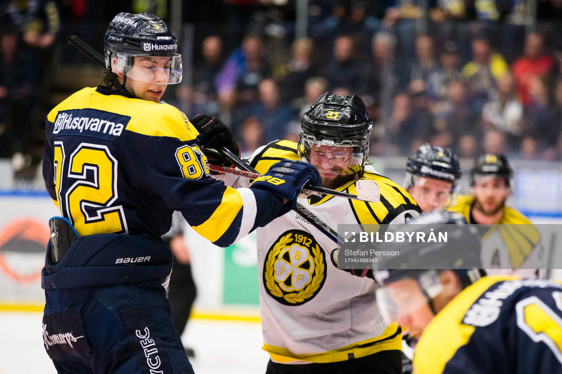 s Kevin Stenlund mot Brynäs Jonathan Granström