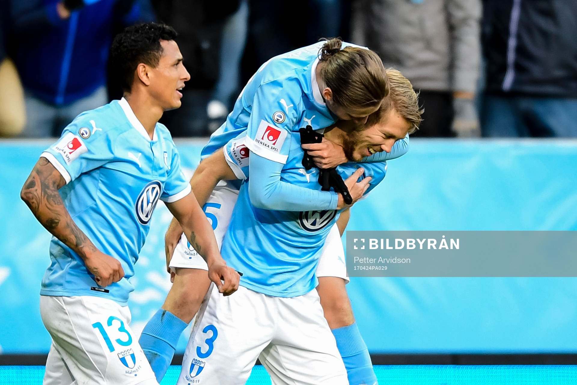 Malmö FFs Anton Tinnerholm jublar