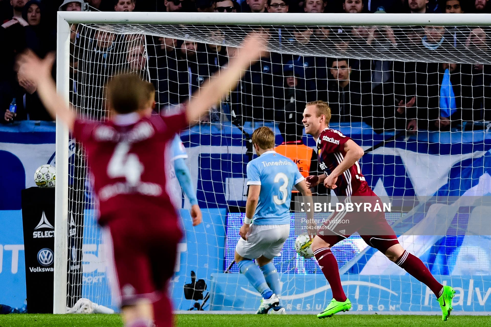 Djurgårdens Gustav Engvall jublar