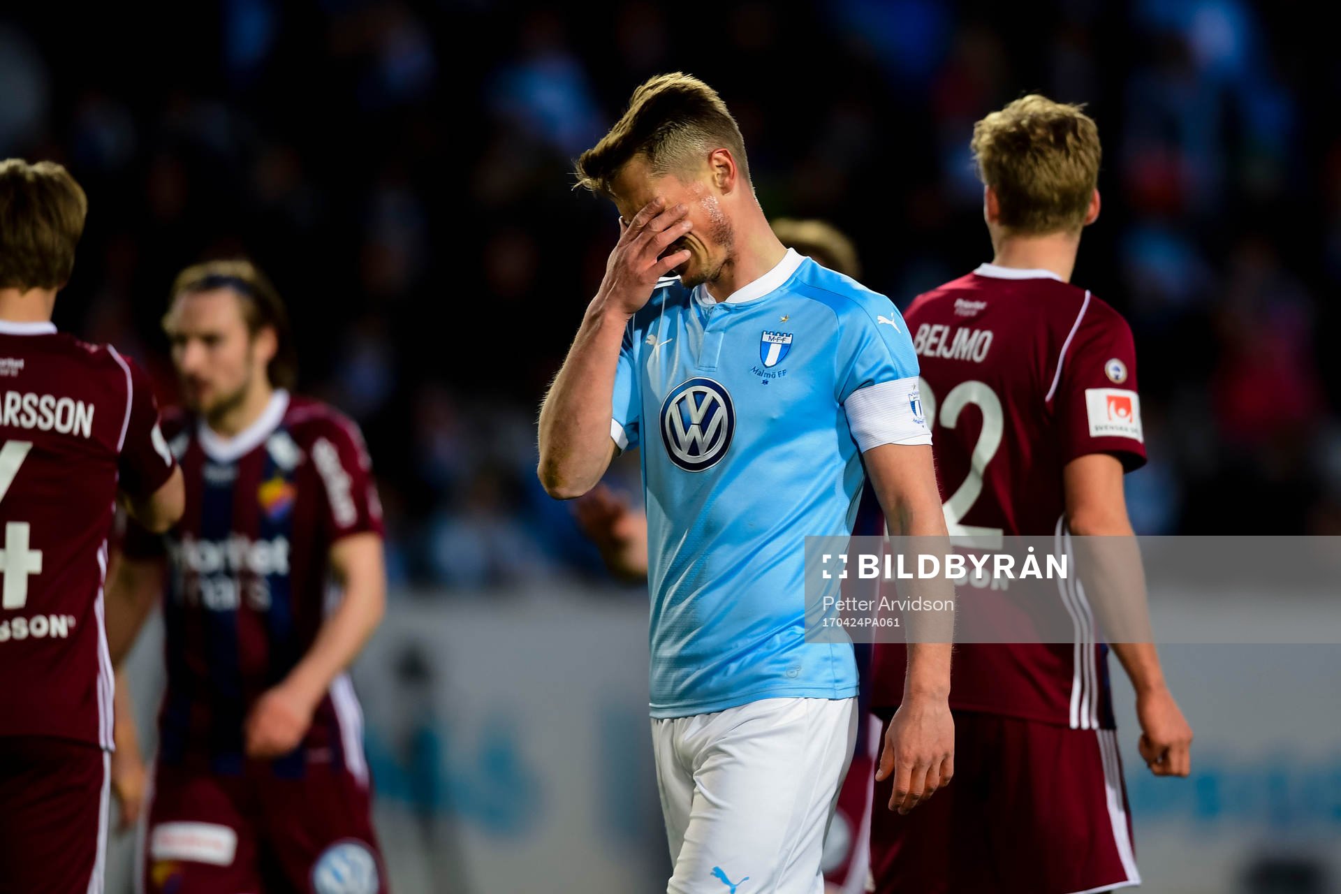 Malmö FFs Markus Rosenberg deppar