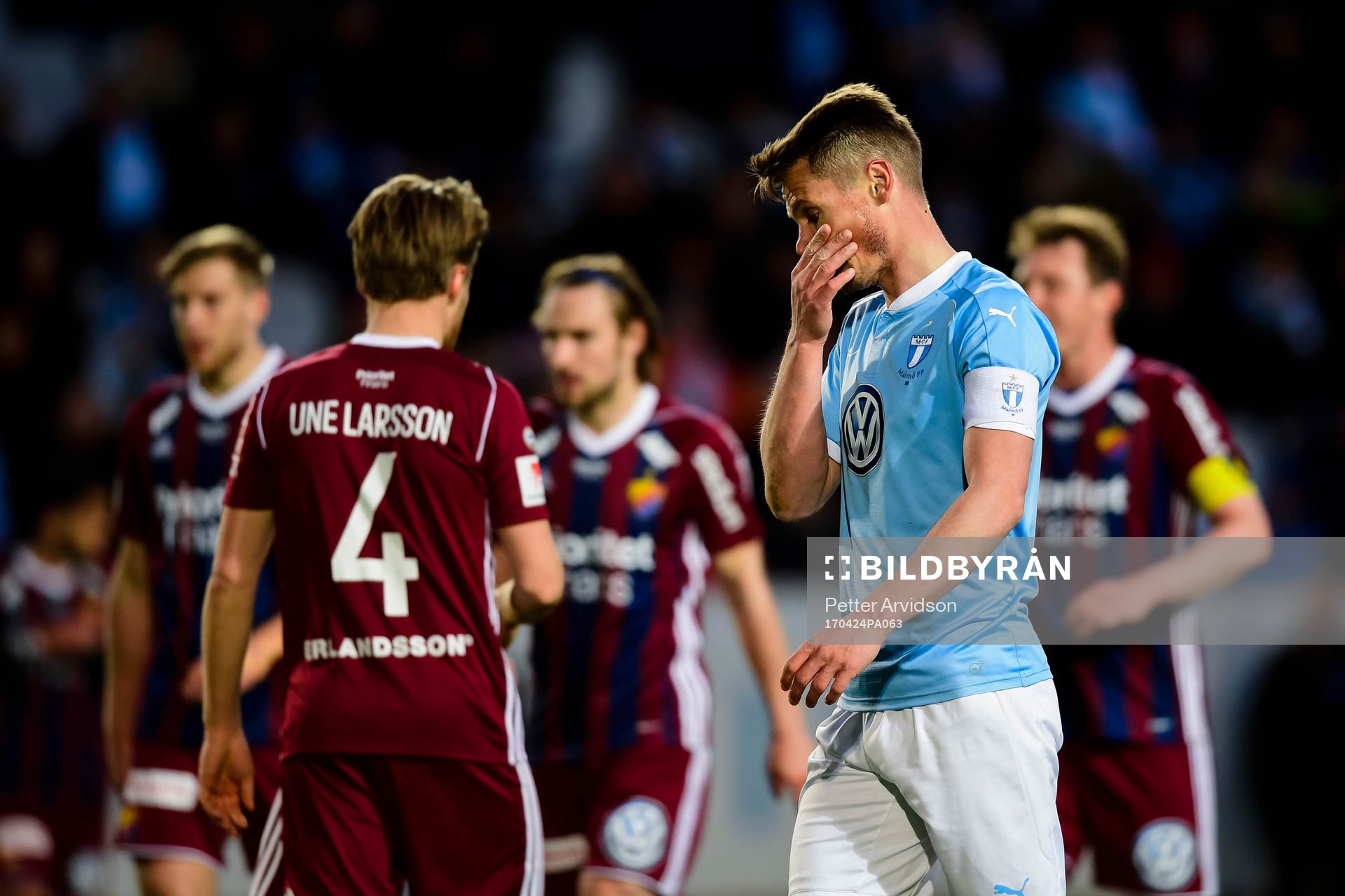 Malmö FFs Markus Rosenberg deppar