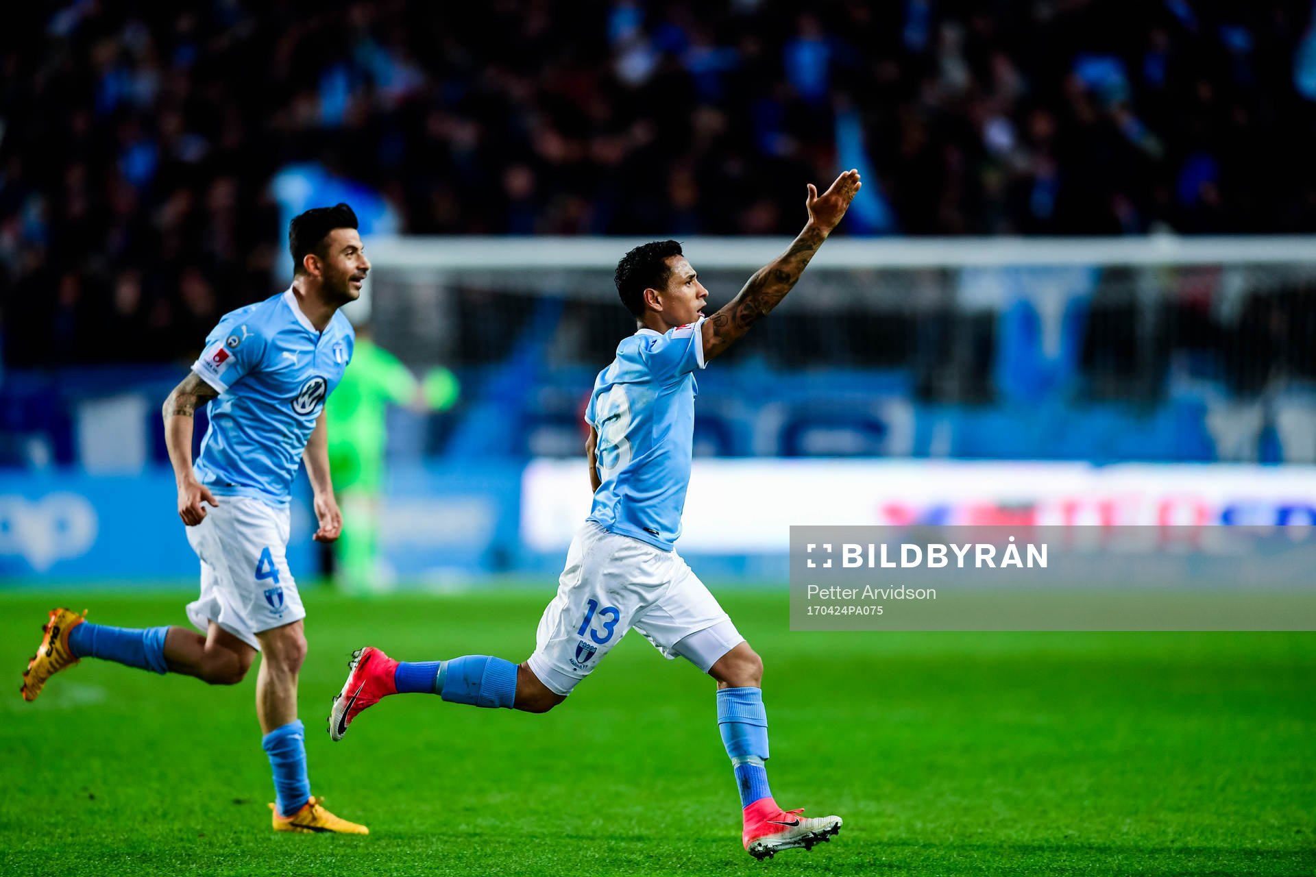 Malmö FFs Yoshimar Yotún jublar