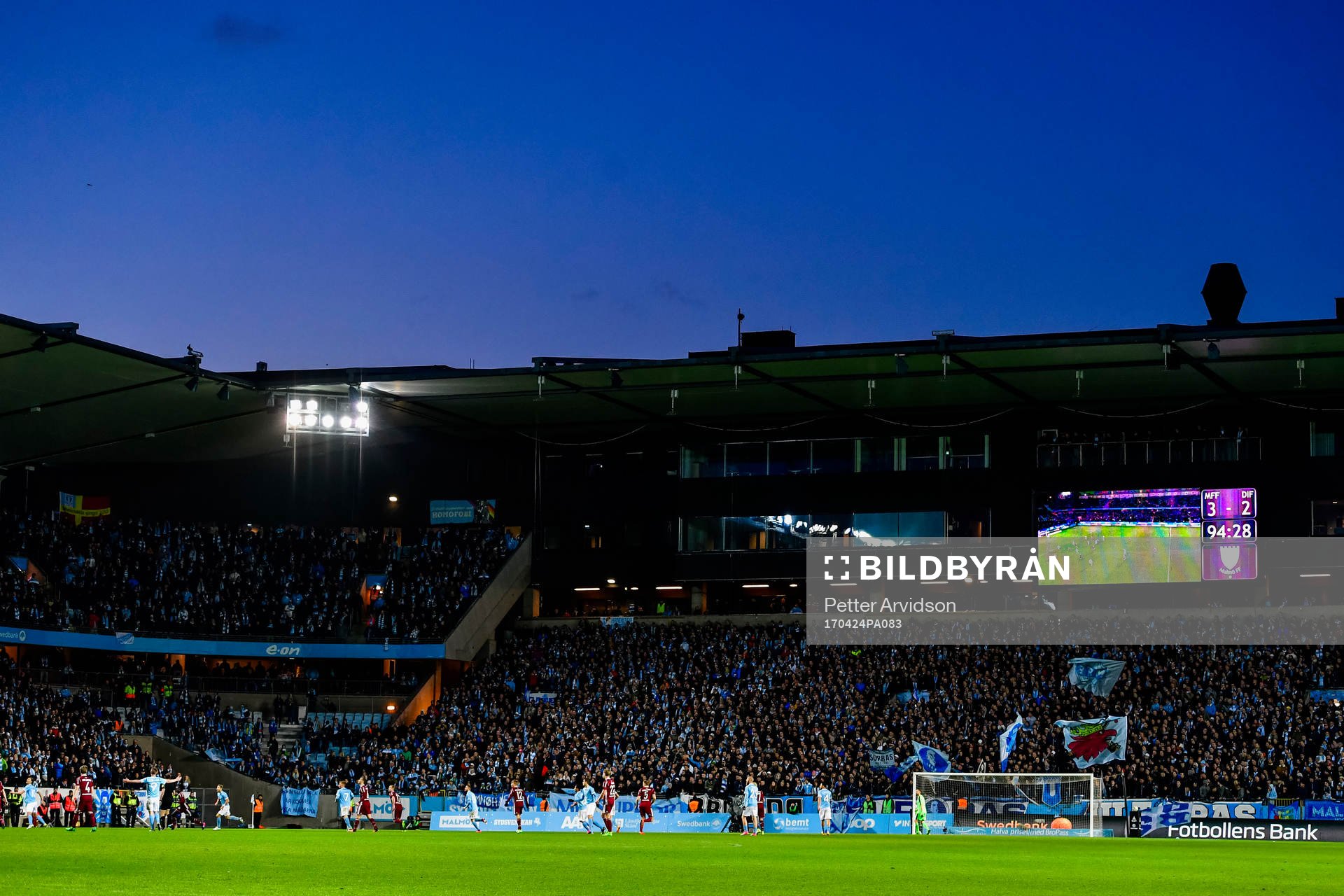 Malmö FFs spelare jublar