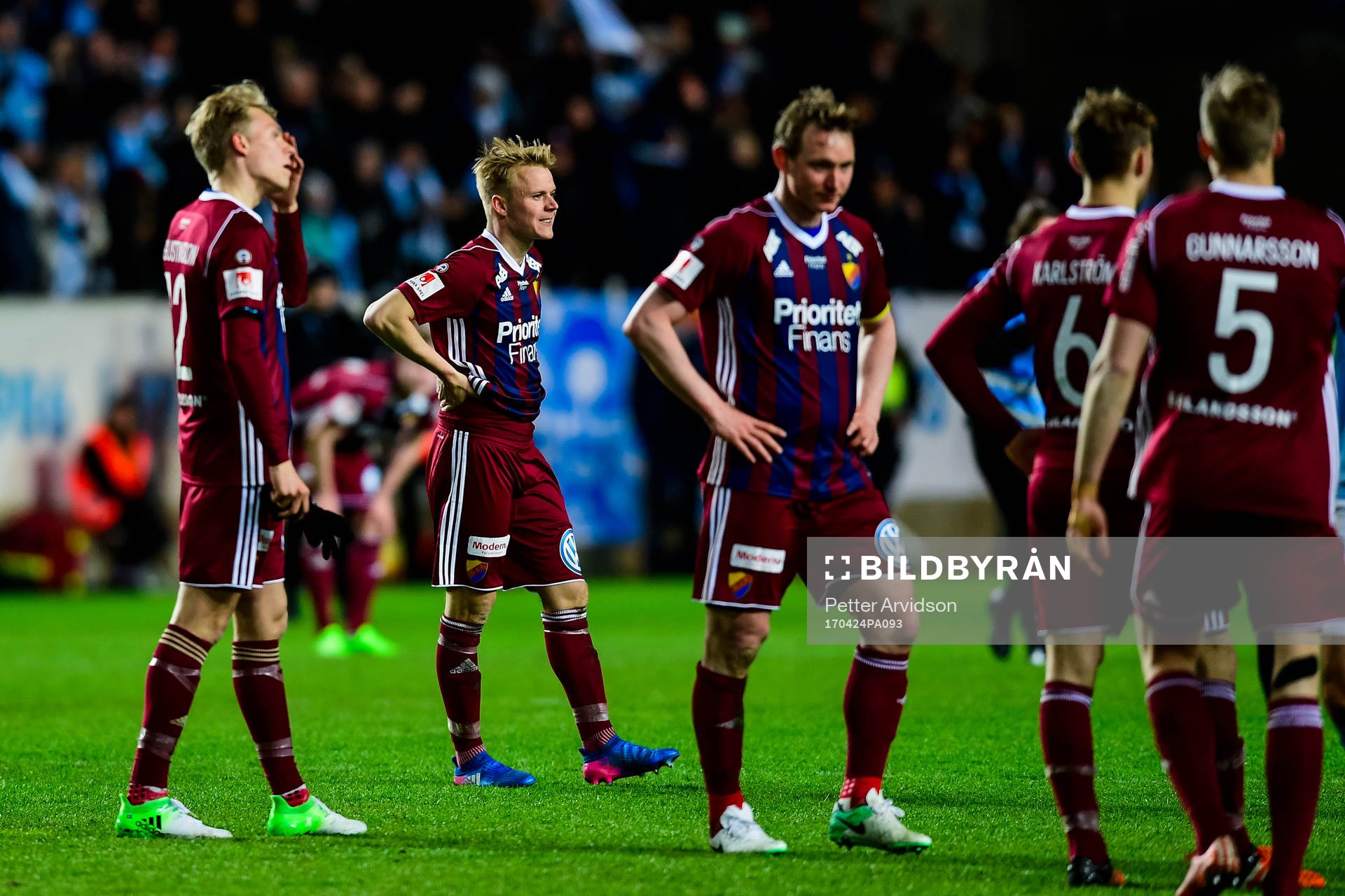 Djurgårdens spelare  deppar