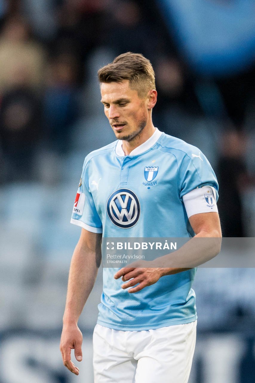 Malmö FFs Markus Rosenberg deppar