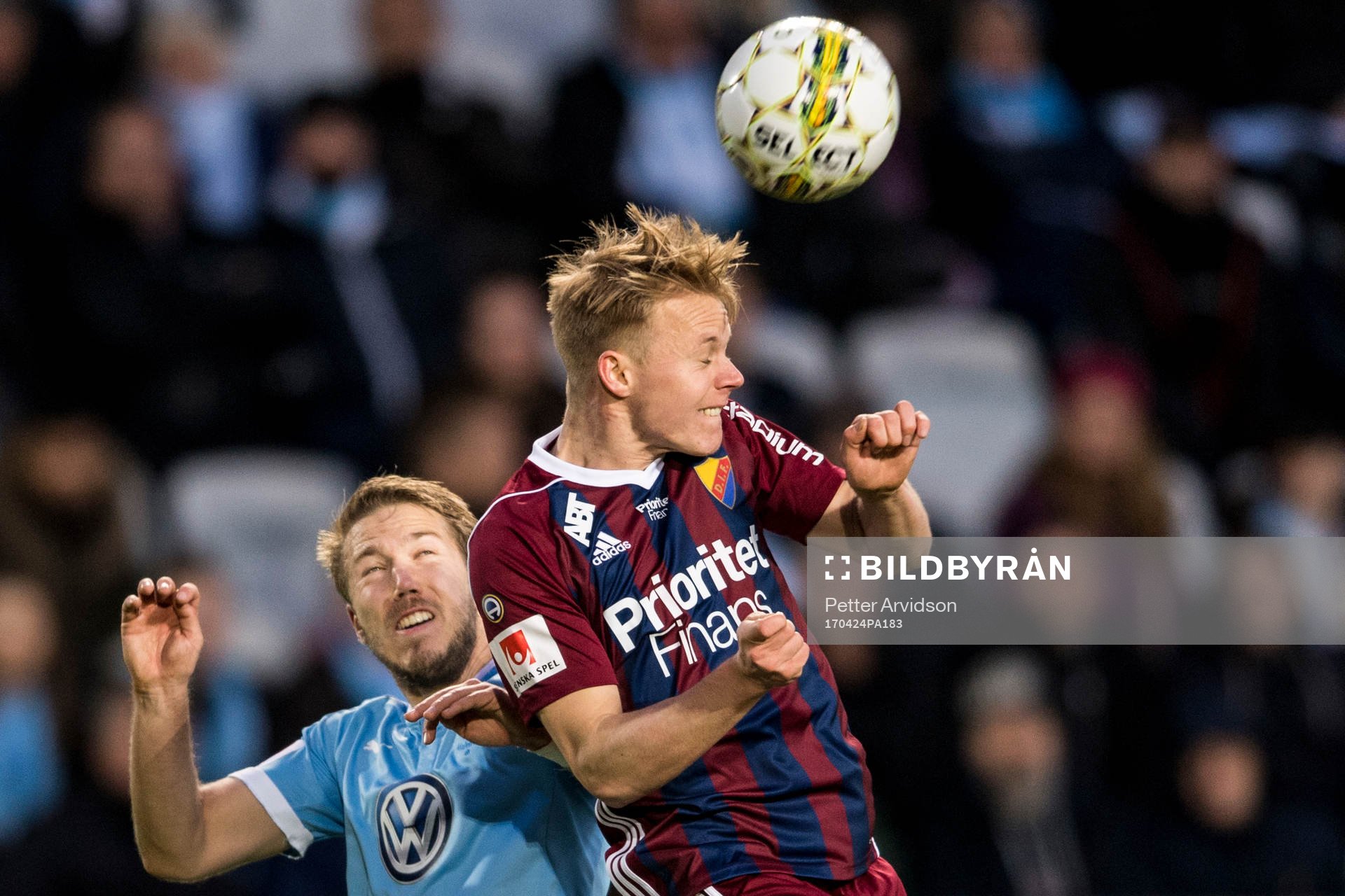 Malmö FFs Anton Tinnerholm och Djurgårdens Elliot Käck