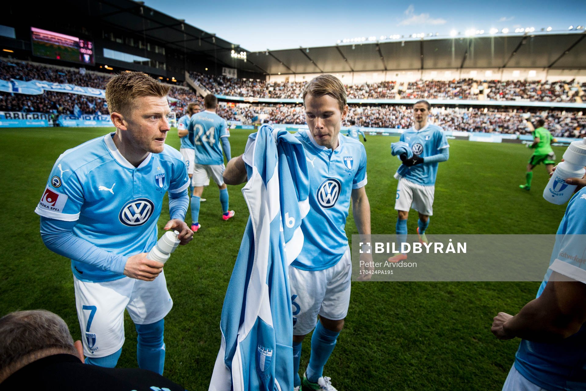 Malmö FFs Anders Christiansen och Oscar Lewicki