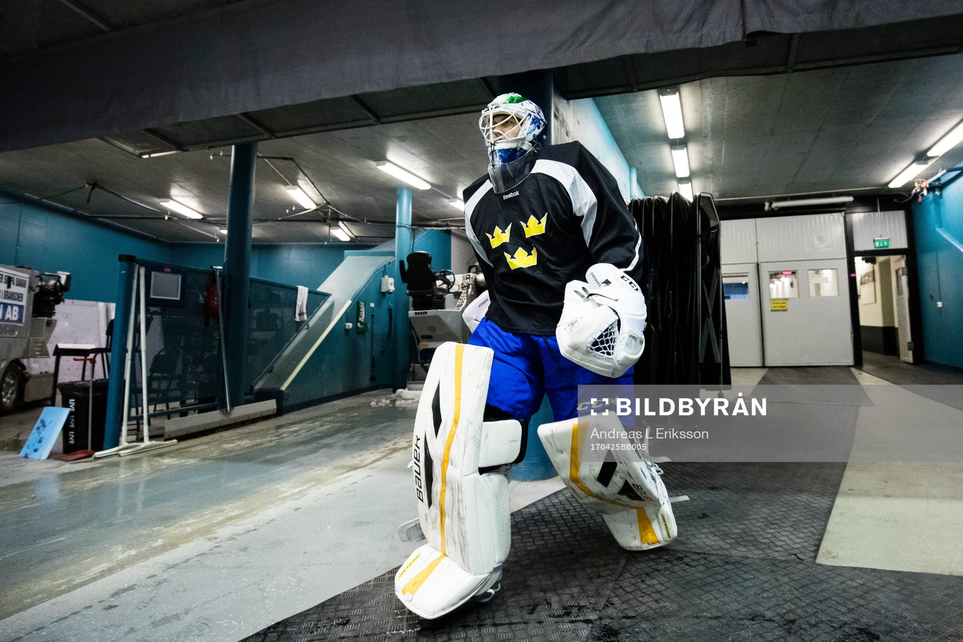 Sveriges målvakt Niklas Svedberg