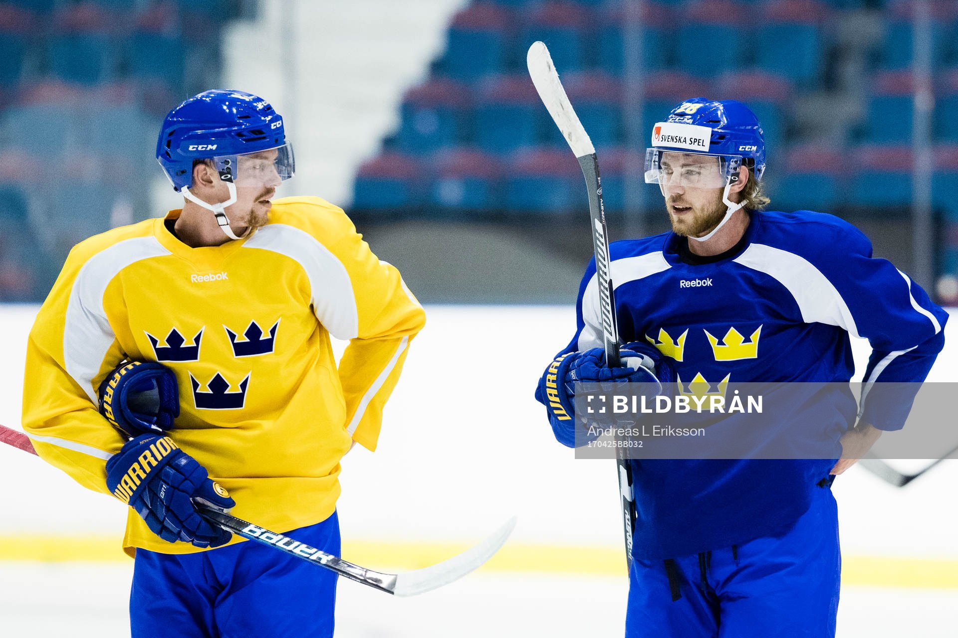 Sveriges Joakim Nordström och Elias Lindholm