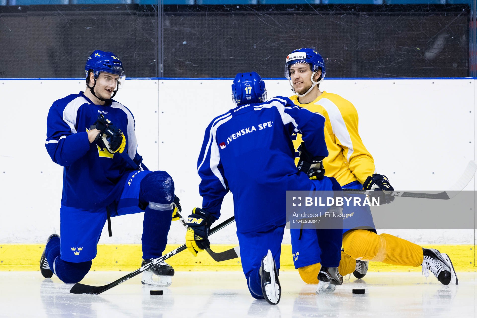 Sveriges Philip Holm, Pär Lindholm och Eric Martinsson