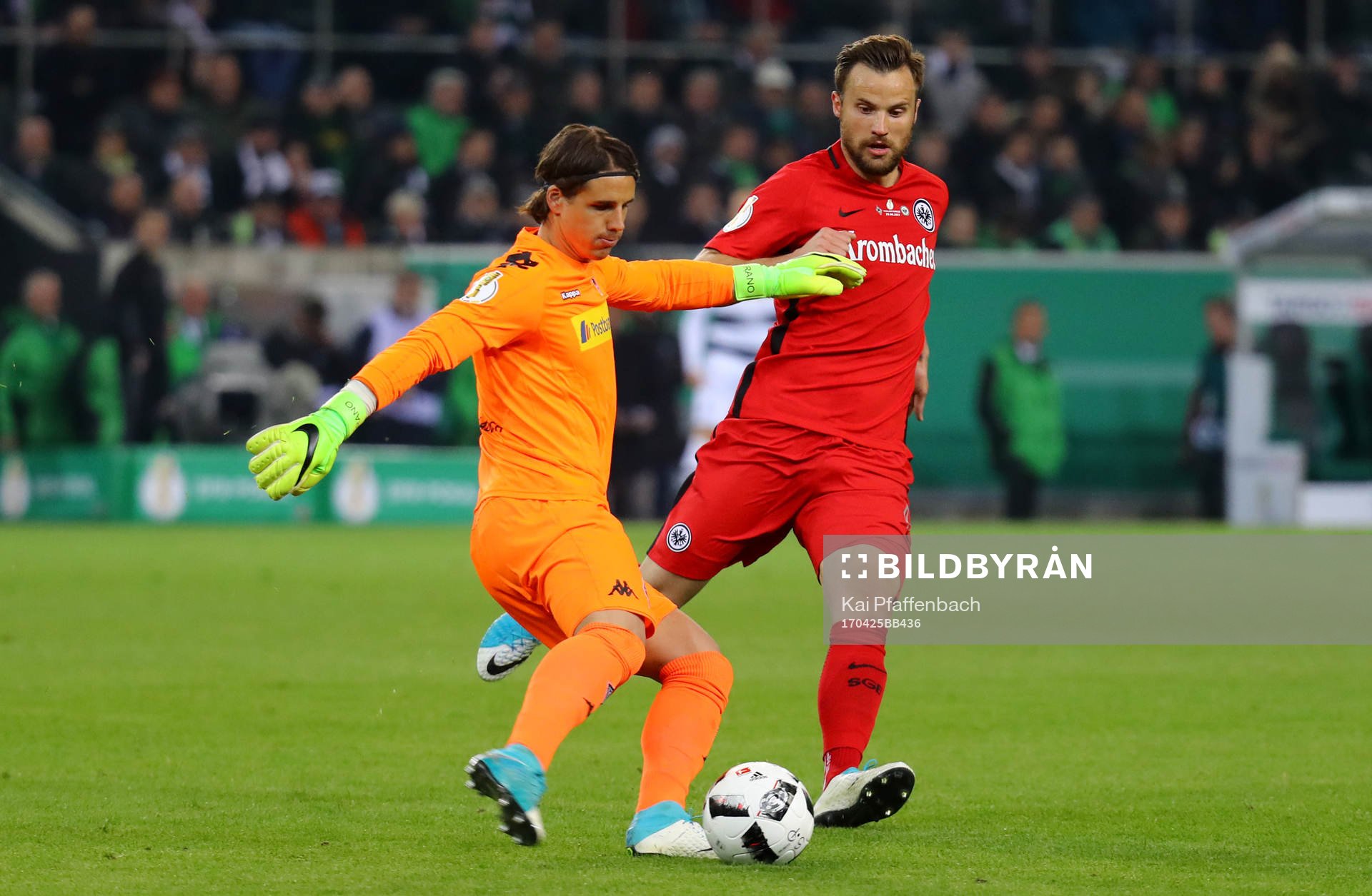 Fotboll, Tyska Cupen, Borussia Mönchengladbach - Eintracht