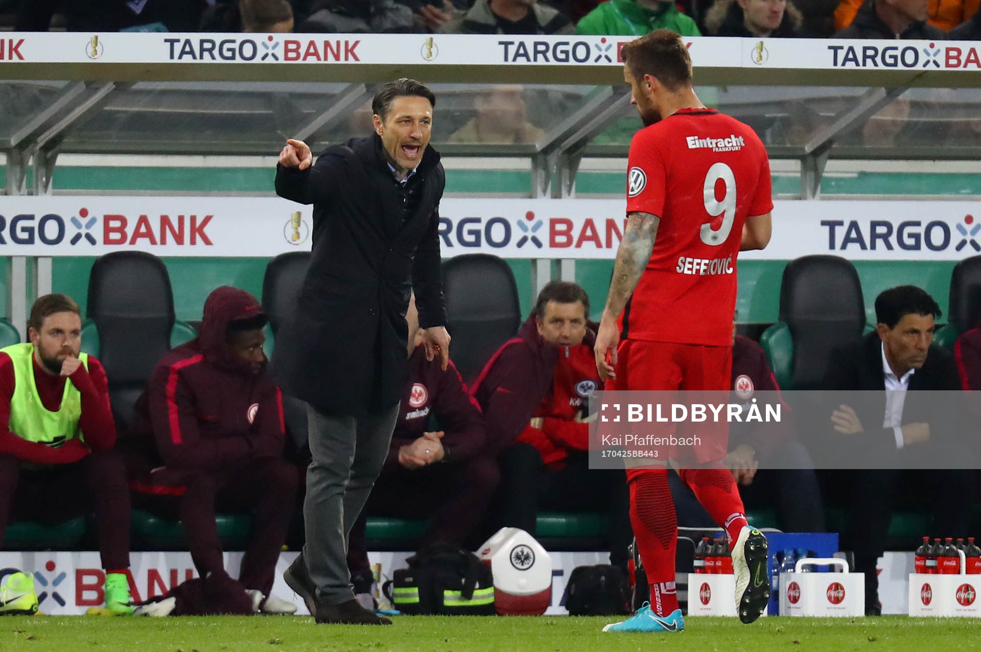 Fotboll, Tyska Cupen, Borussia Mönchengladbach - Eintracht