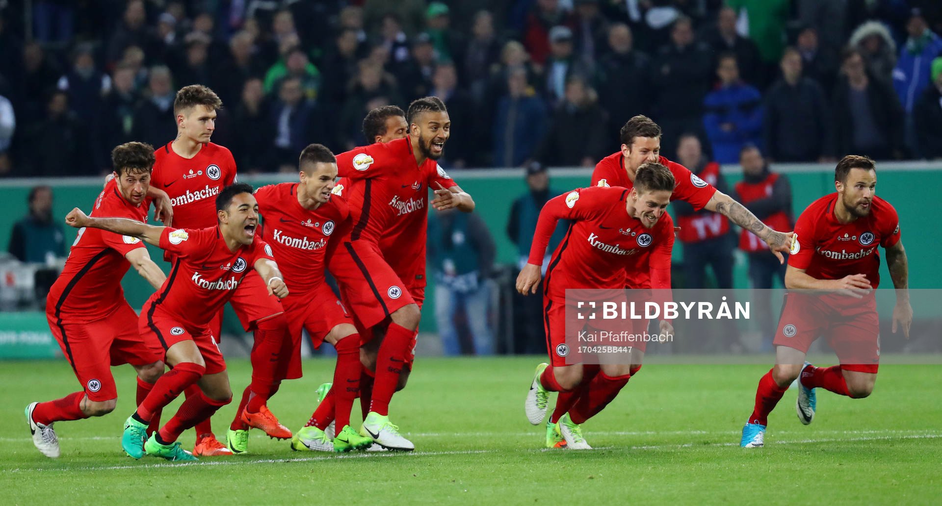 Fotboll, Tyska Cupen, Borussia Mönchengladbach - Eintracht