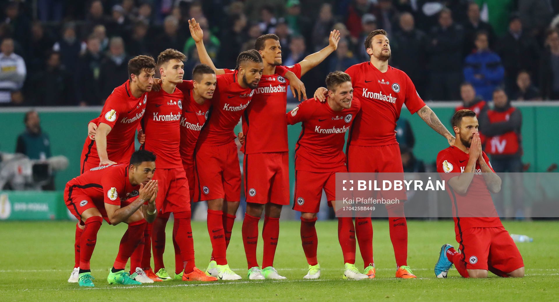 Fotboll, Tyska Cupen, Borussia Mönchengladbach - Eintracht